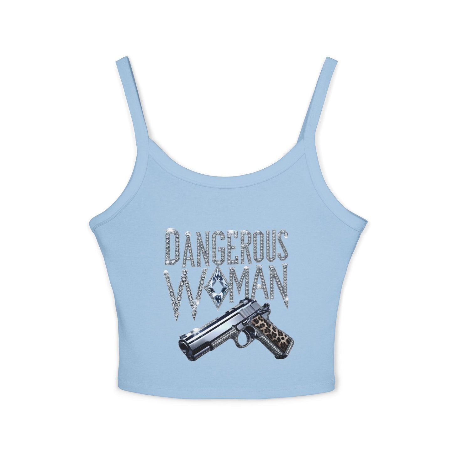 Dangerous Woman Graphic Spaghetti Strap Tank Top - JW Store