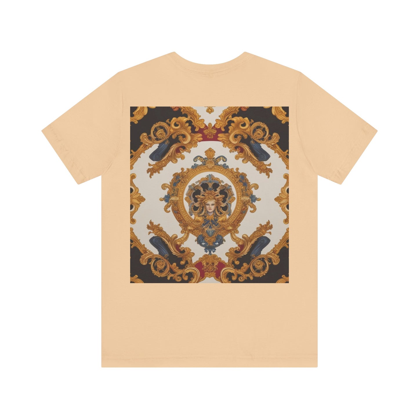 Elegant Baroque Style Graphic Tee - Unisex Short Sleeve T-Shirt - JW Store