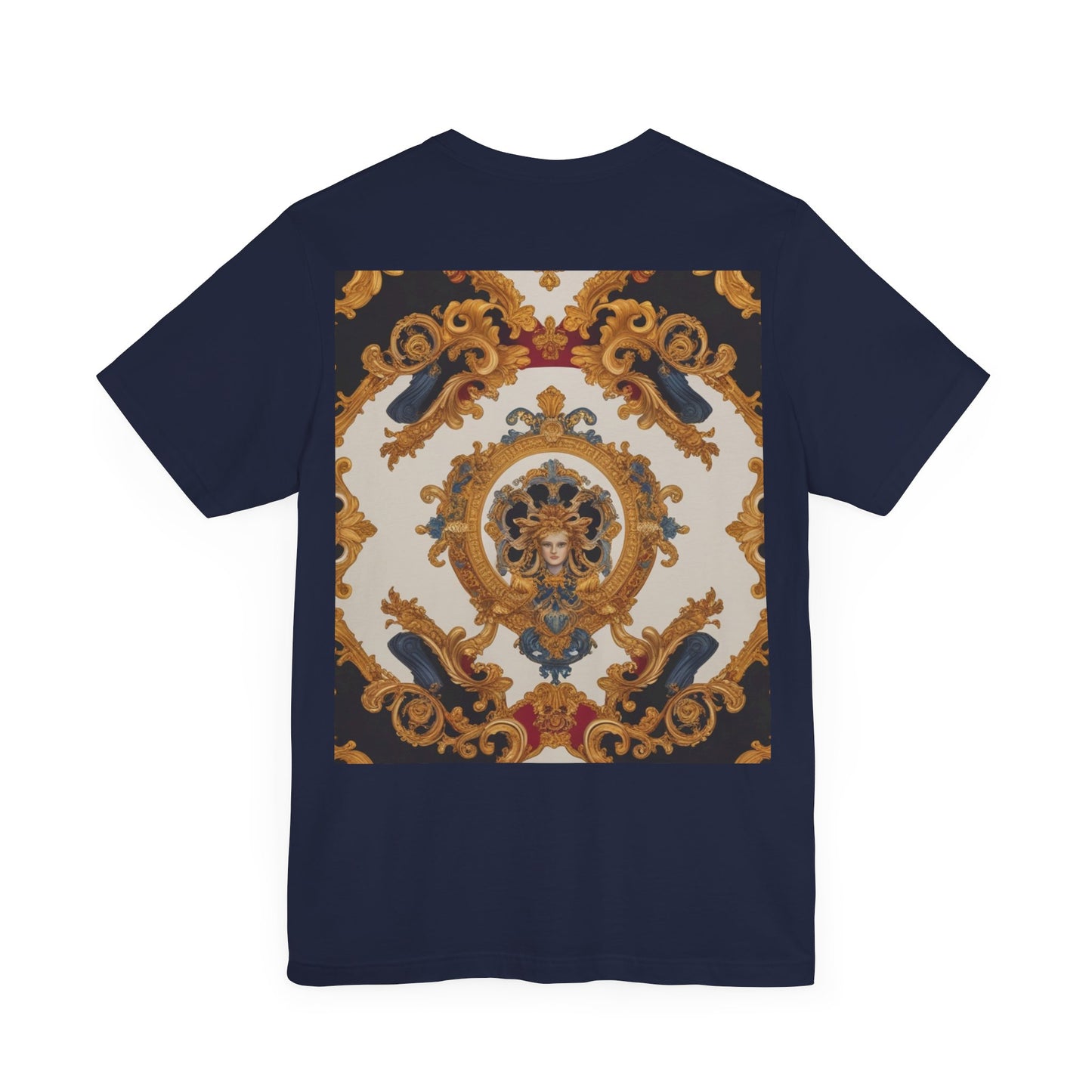Elegant Baroque Style Graphic Tee - Unisex Short Sleeve T-Shirt - JW Store