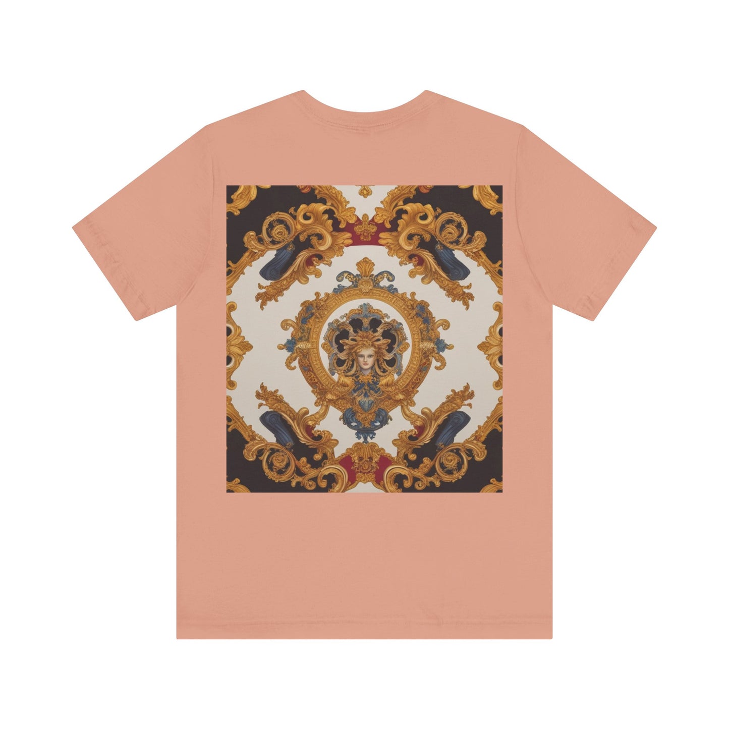 Elegant Baroque Style Graphic Tee - Unisex Short Sleeve T-Shirt - JW Store