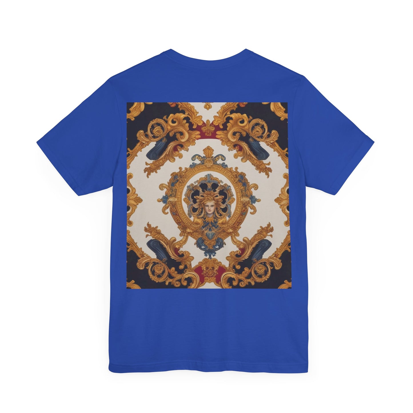 Elegant Baroque Style Graphic Tee - Unisex Short Sleeve T-Shirt - JW Store