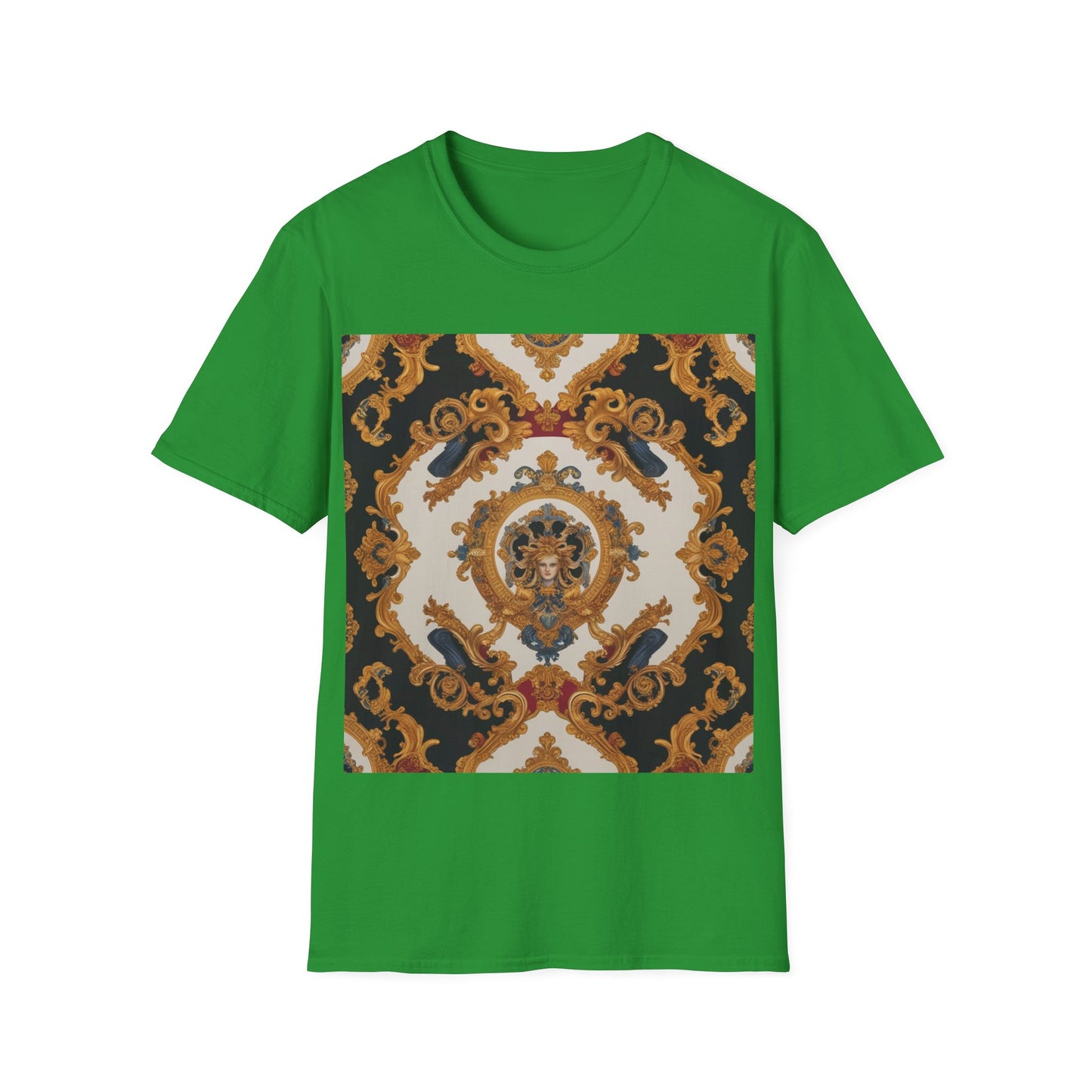 Elegant Vintage Print Unisex Softstyle T-Shirt - JW Store
