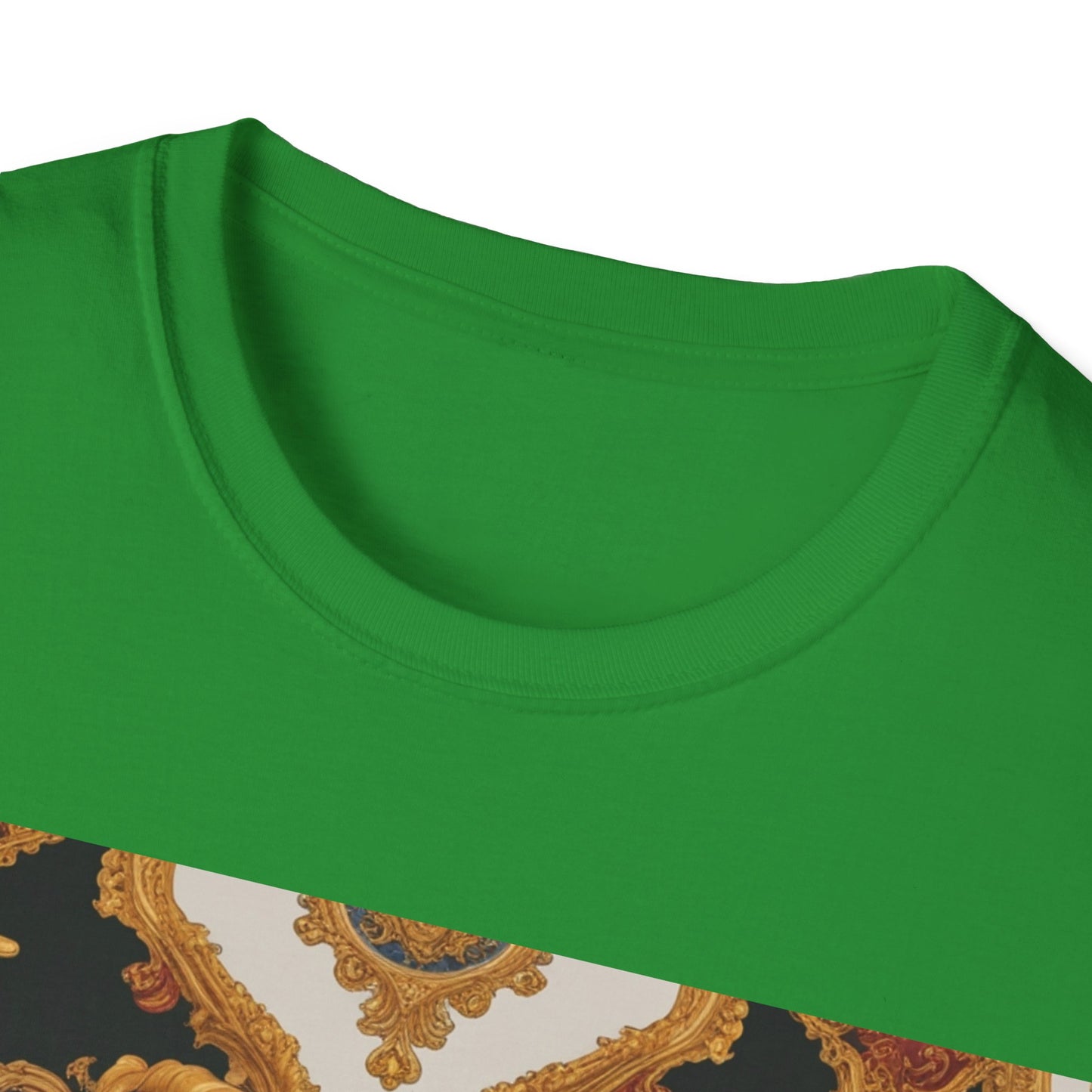 Elegant Vintage Print Unisex Softstyle T-Shirt - JW Store