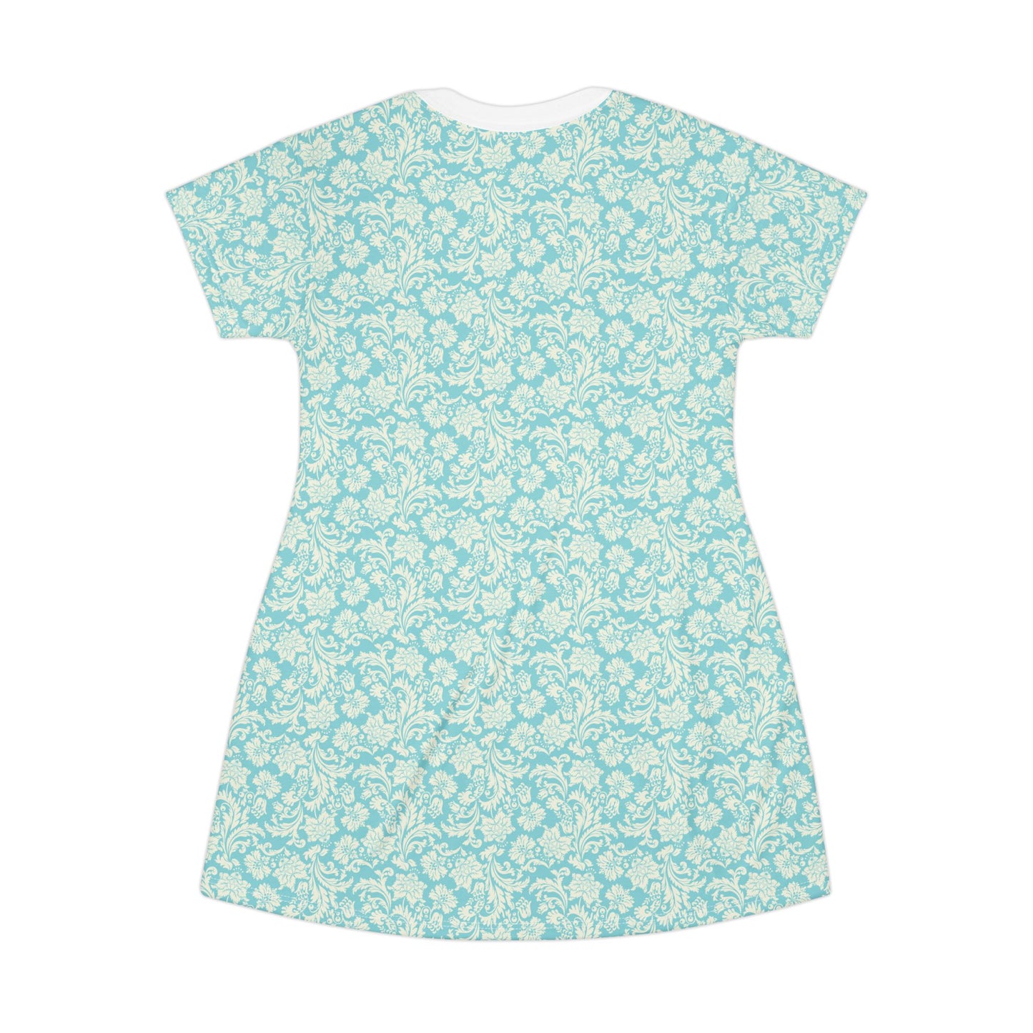 Floral Pattern T-Shirt Dress - Casual Summer Wear for Every Occasion