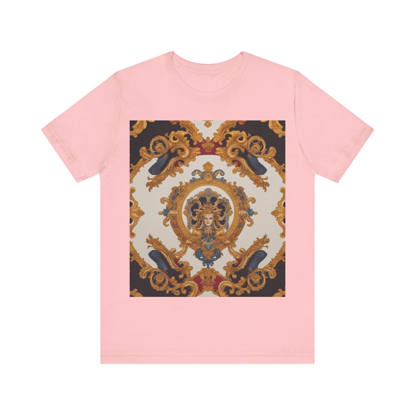 Elegant Baroque Style Graphic Tee - Unisex Short Sleeve T-Shirt - JW Store