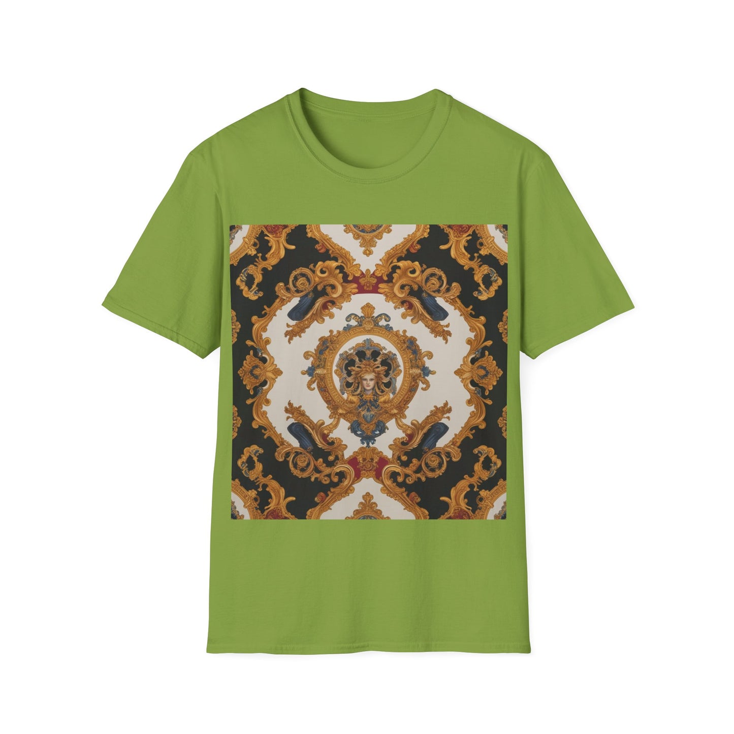 Elegant Vintage Print Unisex Softstyle T-Shirt - JW Store