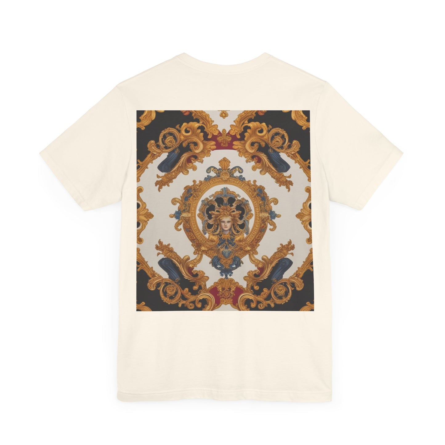 Elegant Baroque Style Graphic Tee - Unisex Short Sleeve T-Shirt - JW Store