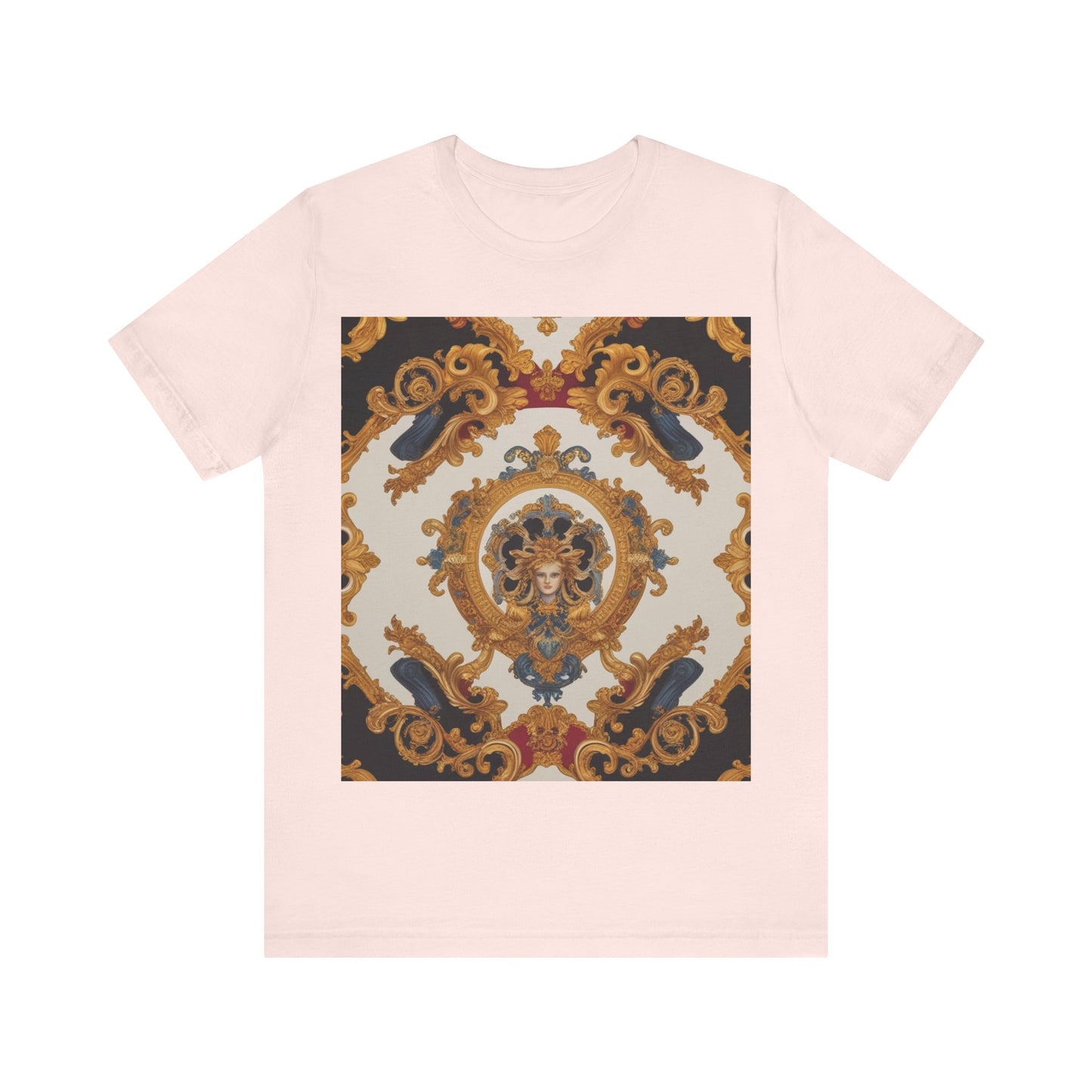 Elegant Baroque Style Graphic Tee - Unisex Short Sleeve T-Shirt - JW Store
