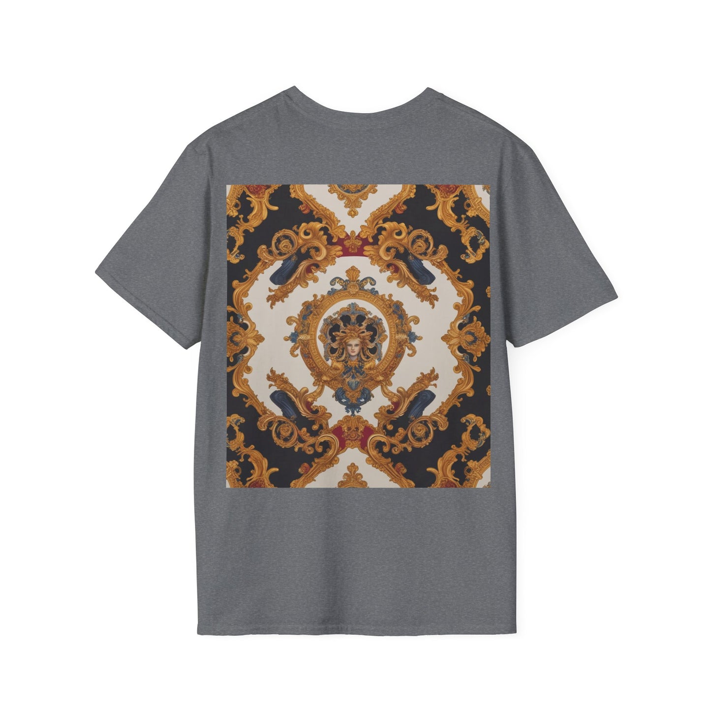 Elegant Vintage Print Unisex Softstyle T-Shirt - JW Store