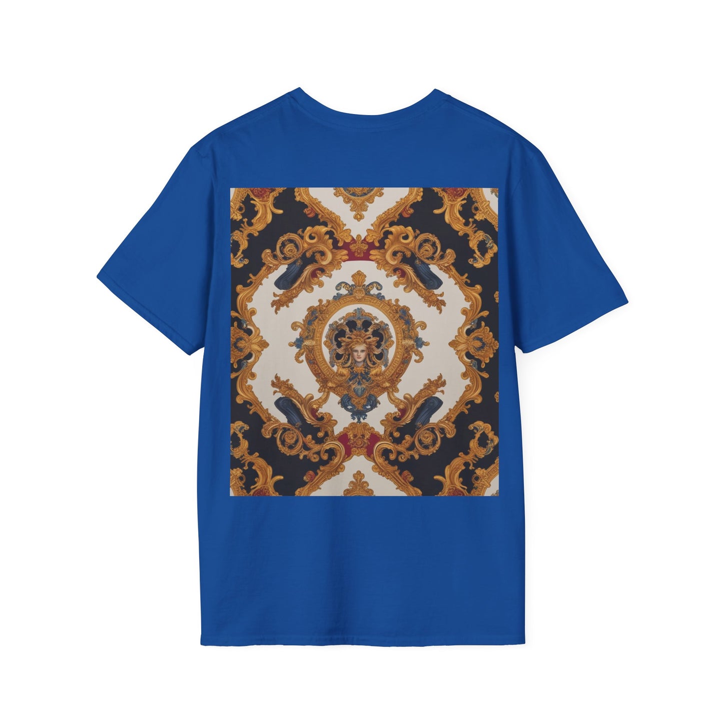 Elegant Vintage Print Unisex Softstyle T-Shirt - JW Store