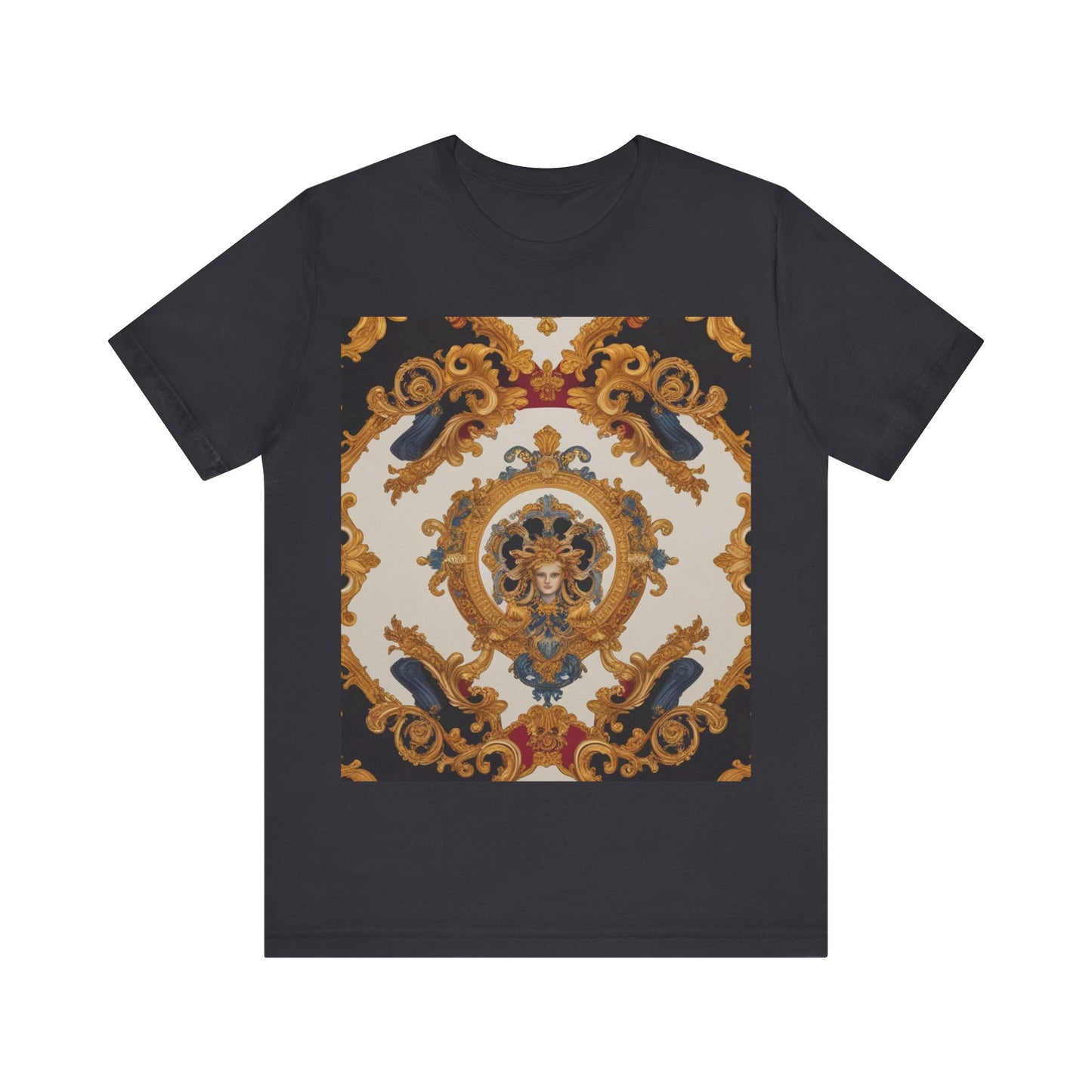 Elegant Baroque Style Graphic Tee - Unisex Short Sleeve T-Shirt - JW Store