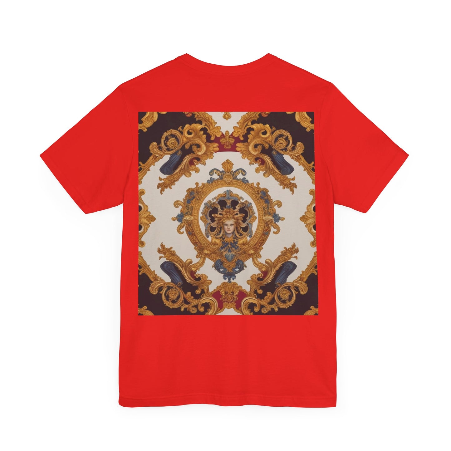 Elegant Baroque Style Graphic Tee - Unisex Short Sleeve T-Shirt - JW Store