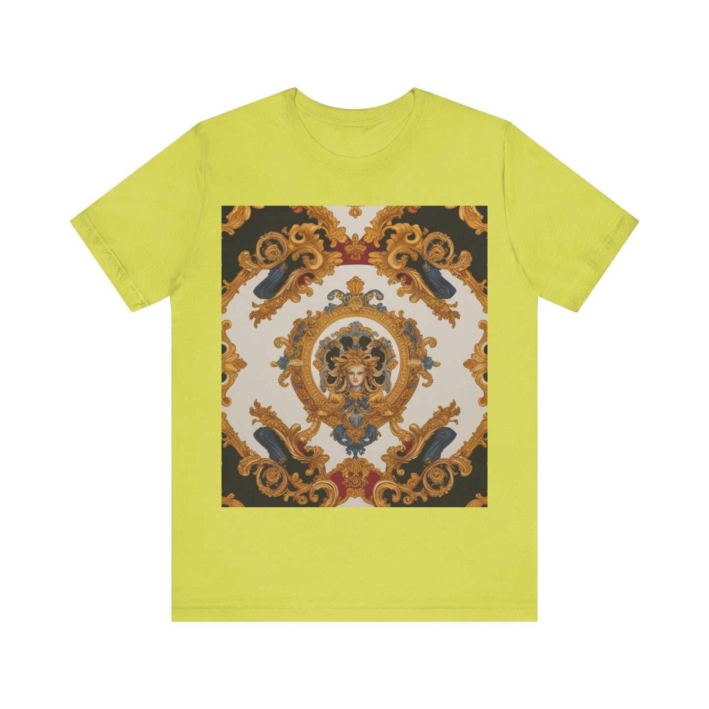 Elegant Baroque Style Graphic Tee - Unisex Short Sleeve T-Shirt - JW Store