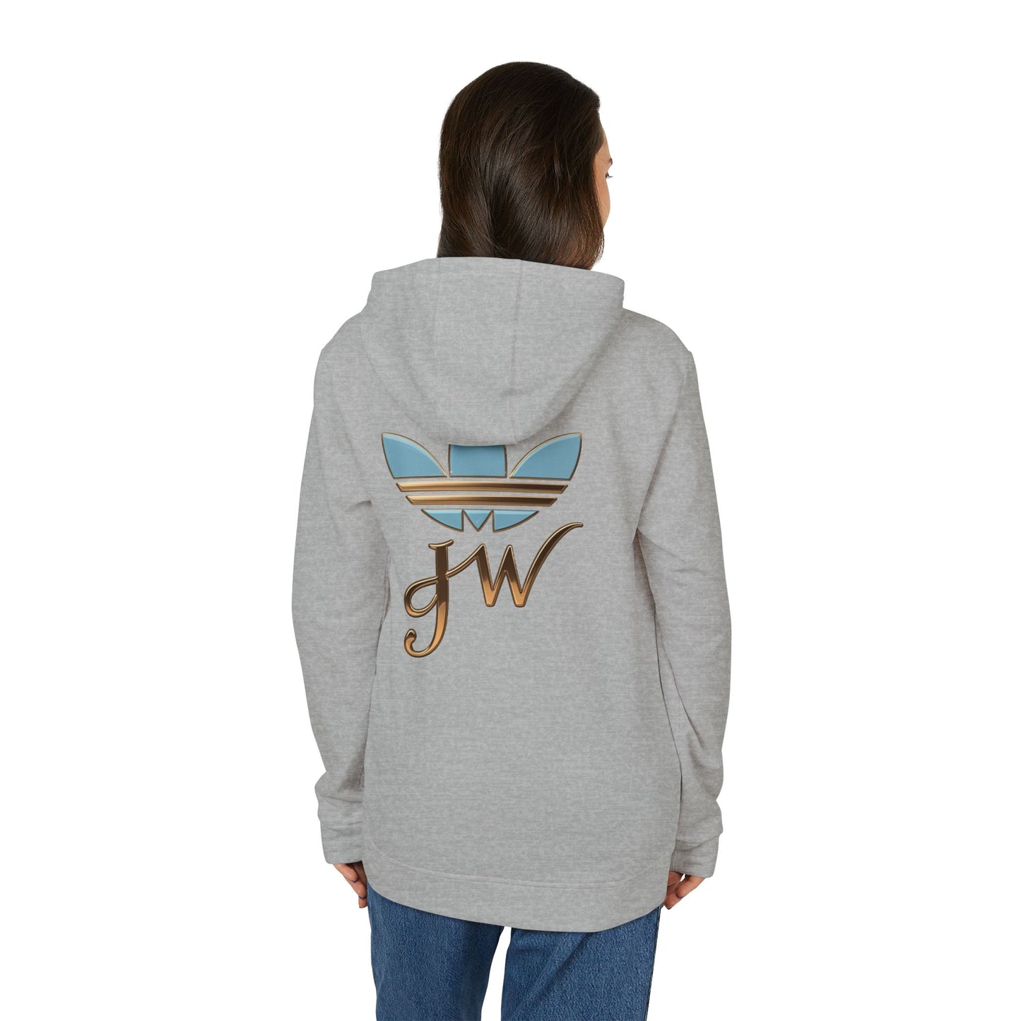 Retro Adidas Unisex Fleece Hoodie with Stylish Graphics - JW Store