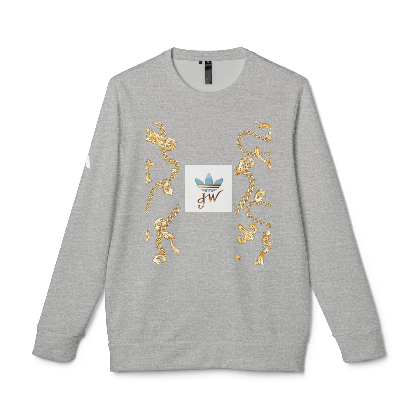 Stylish Unisex Fleece Sweatshirt with Gold Design - JW Store