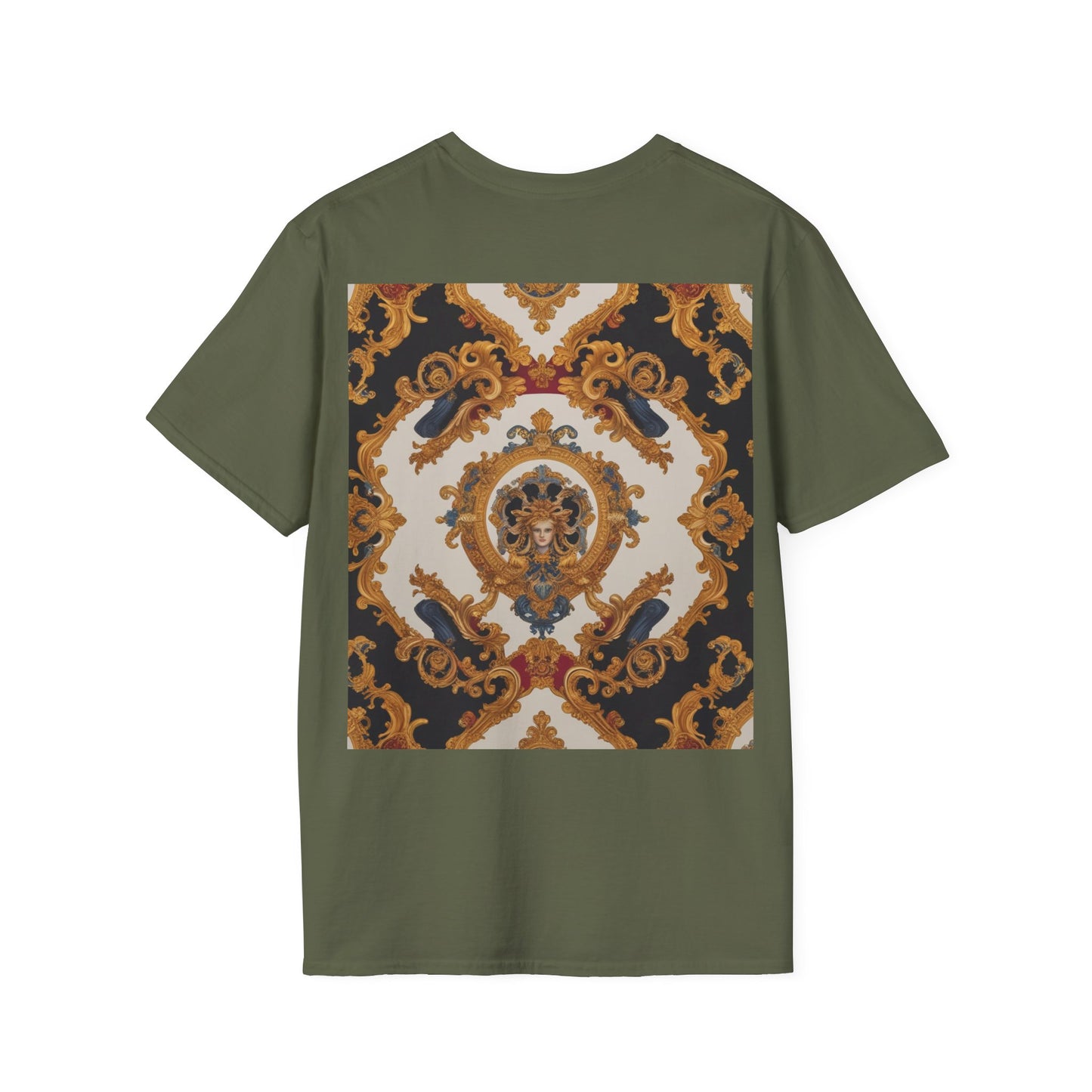 Elegant Vintage Print Unisex Softstyle T-Shirt - JW Store