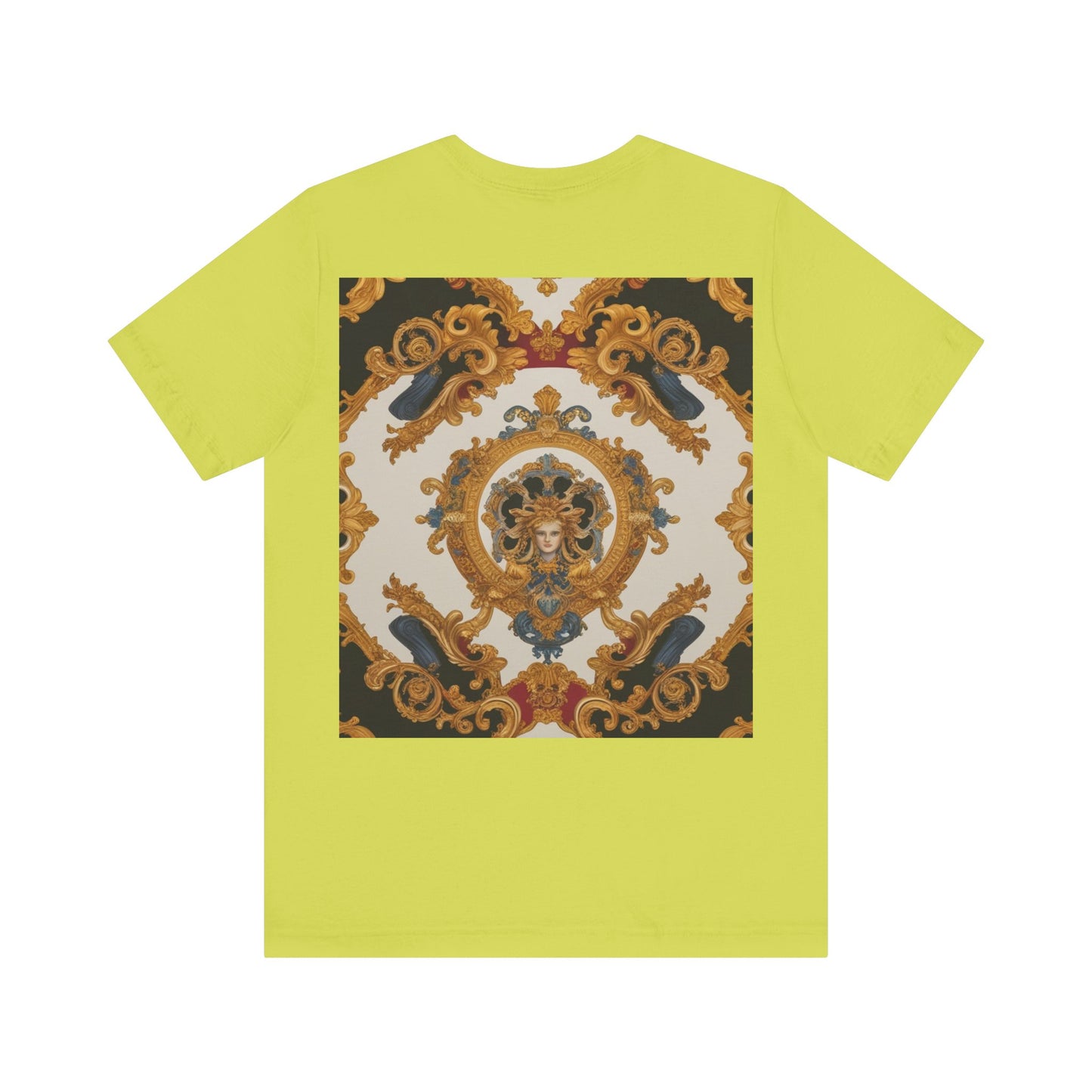 Elegant Baroque Style Graphic Tee - Unisex Short Sleeve T-Shirt - JW Store