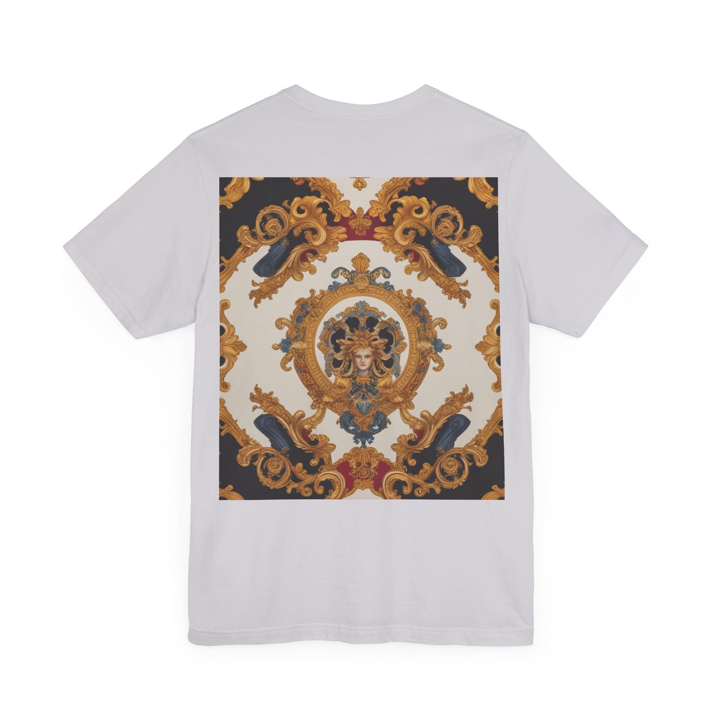 Elegant Baroque Style Graphic Tee - Unisex Short Sleeve T-Shirt - JW Store