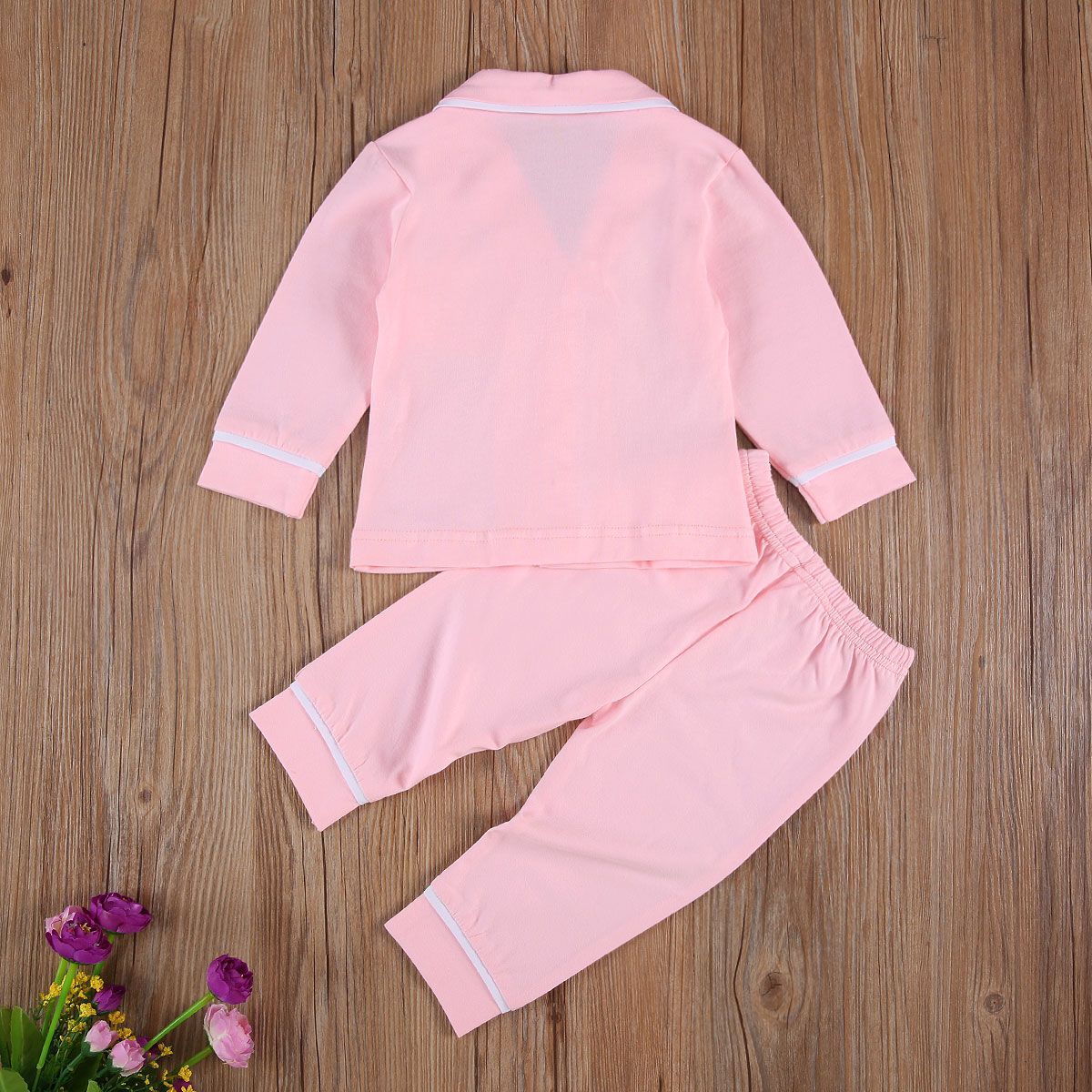 kidswear Cotton Two Piece Pajama Sets Toddler Kids Baby Girl Boy