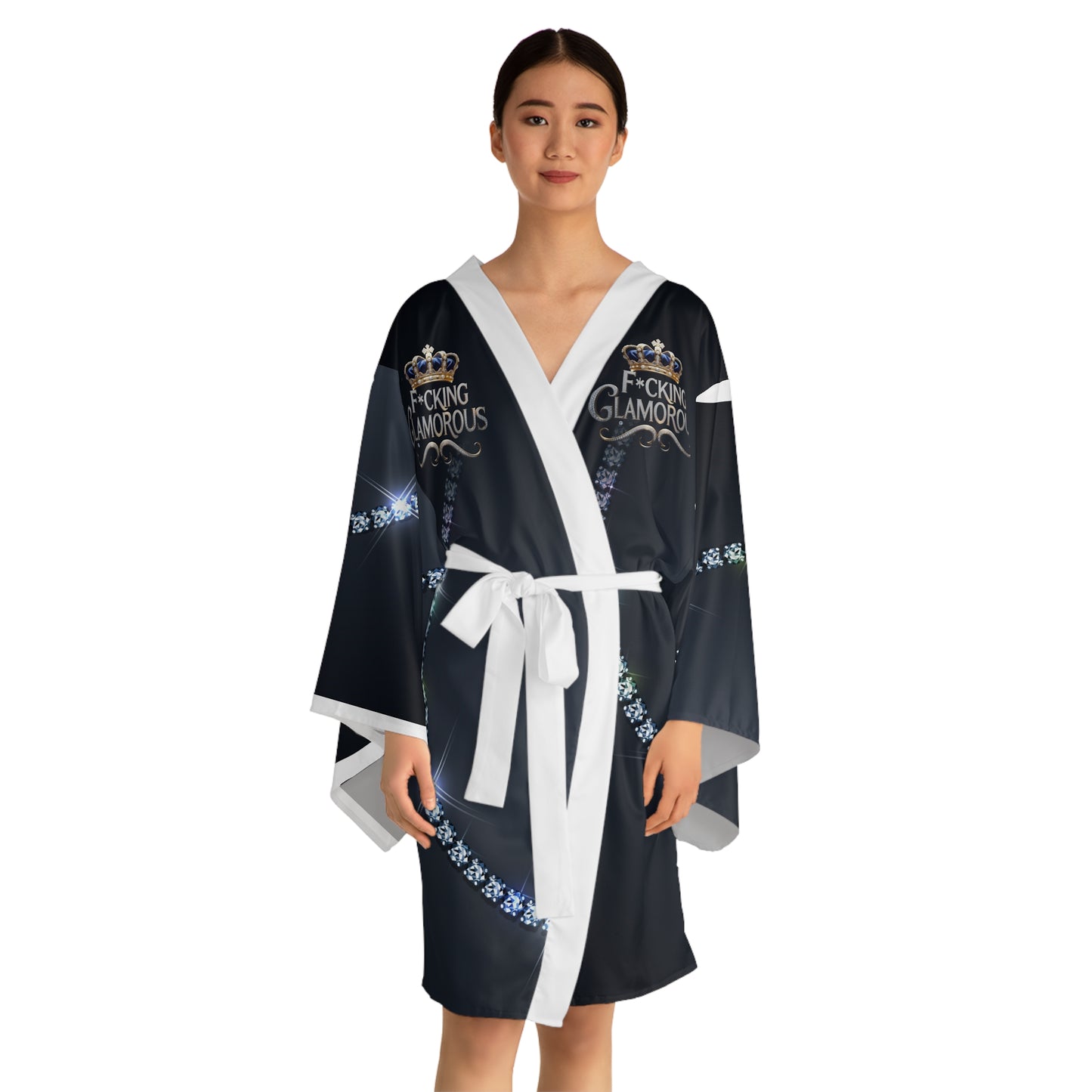 Long Sleeve Kimono Robe (AOP)