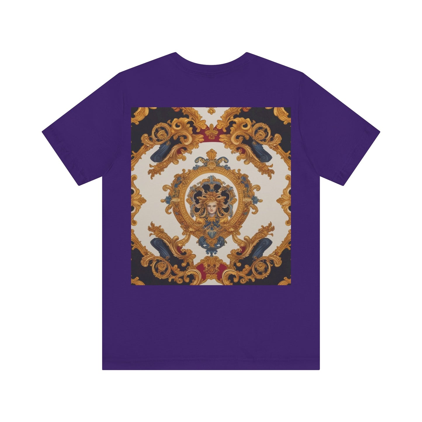 Elegant Baroque Style Graphic Tee - Unisex Short Sleeve T-Shirt - JW Store