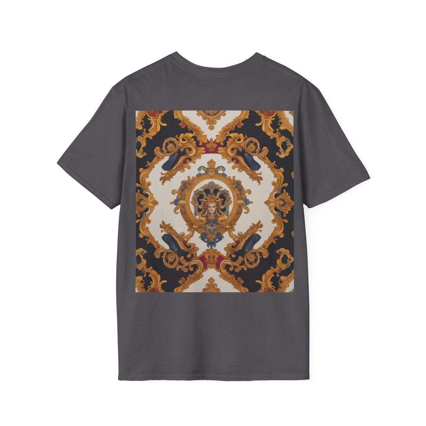 Elegant Vintage Print Unisex Softstyle T-Shirt - JW Store