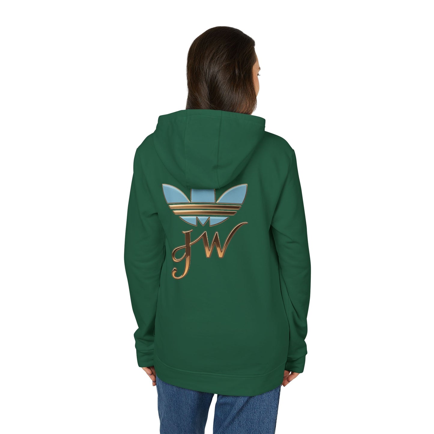 Retro Adidas Unisex Fleece Hoodie with Stylish Graphics - JW Store