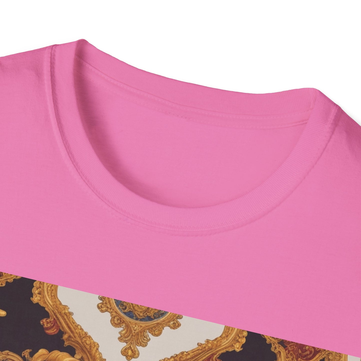 Elegant Vintage Print Unisex Softstyle T-Shirt - JW Store