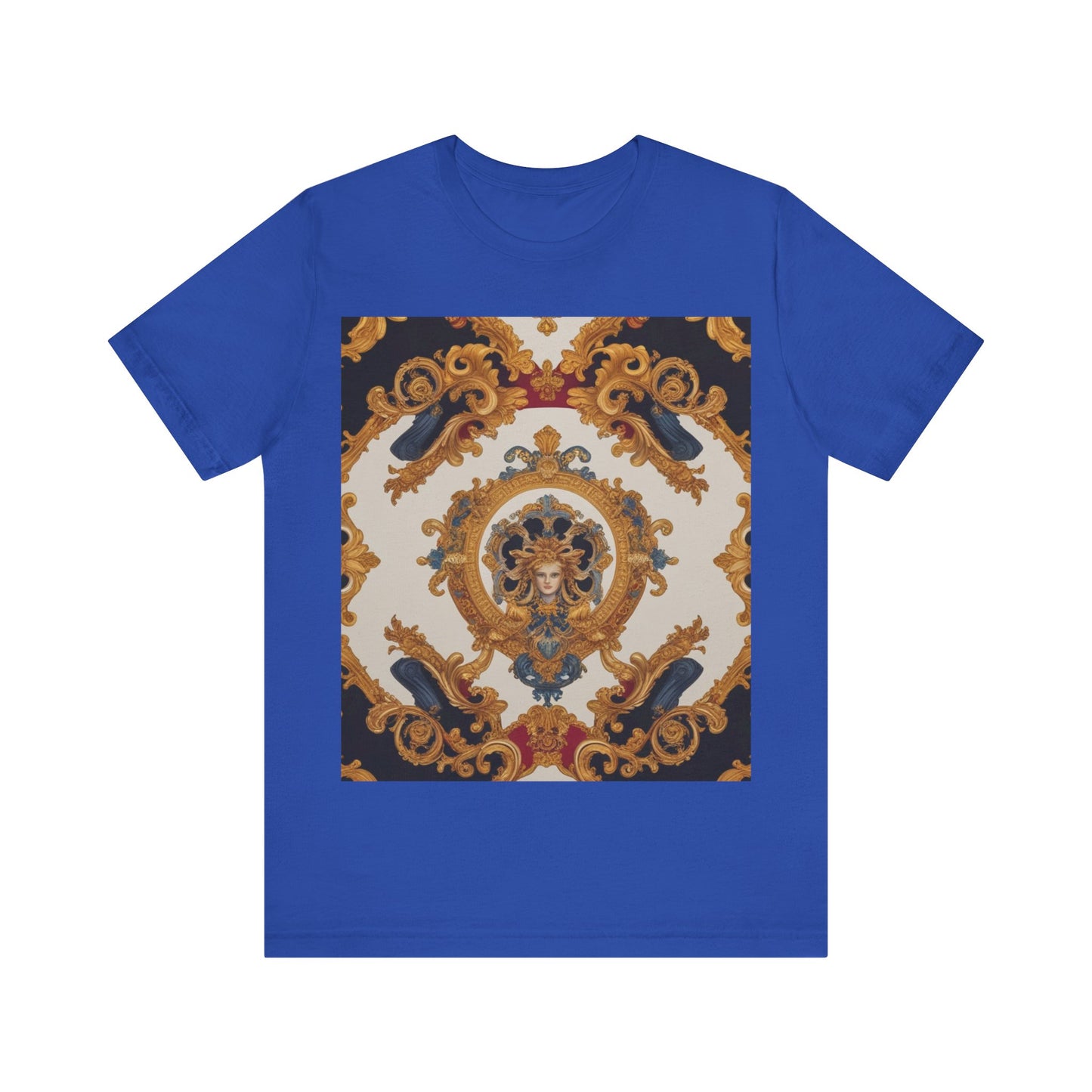 Elegant Baroque Style Graphic Tee - Unisex Short Sleeve T-Shirt - JW Store