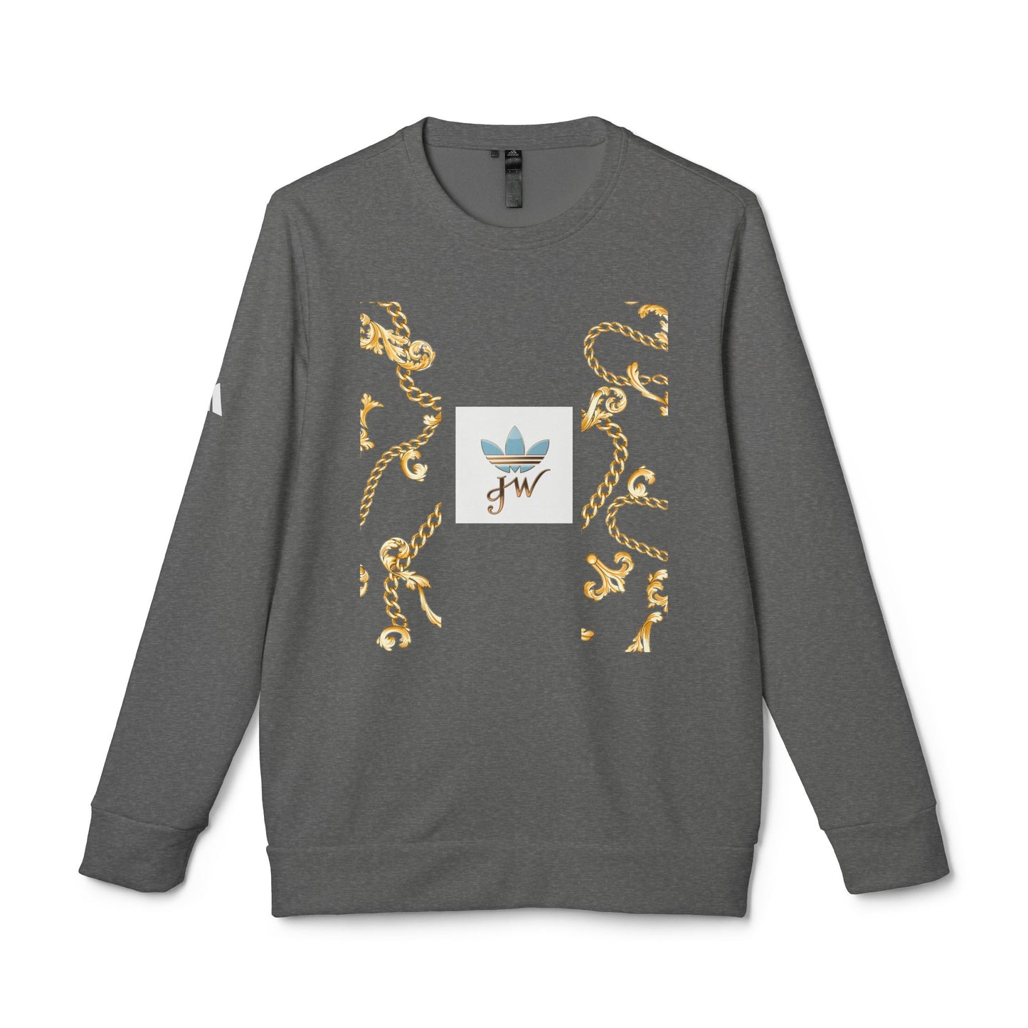 Stylish Unisex Fleece Sweatshirt with Gold Design - JW Store