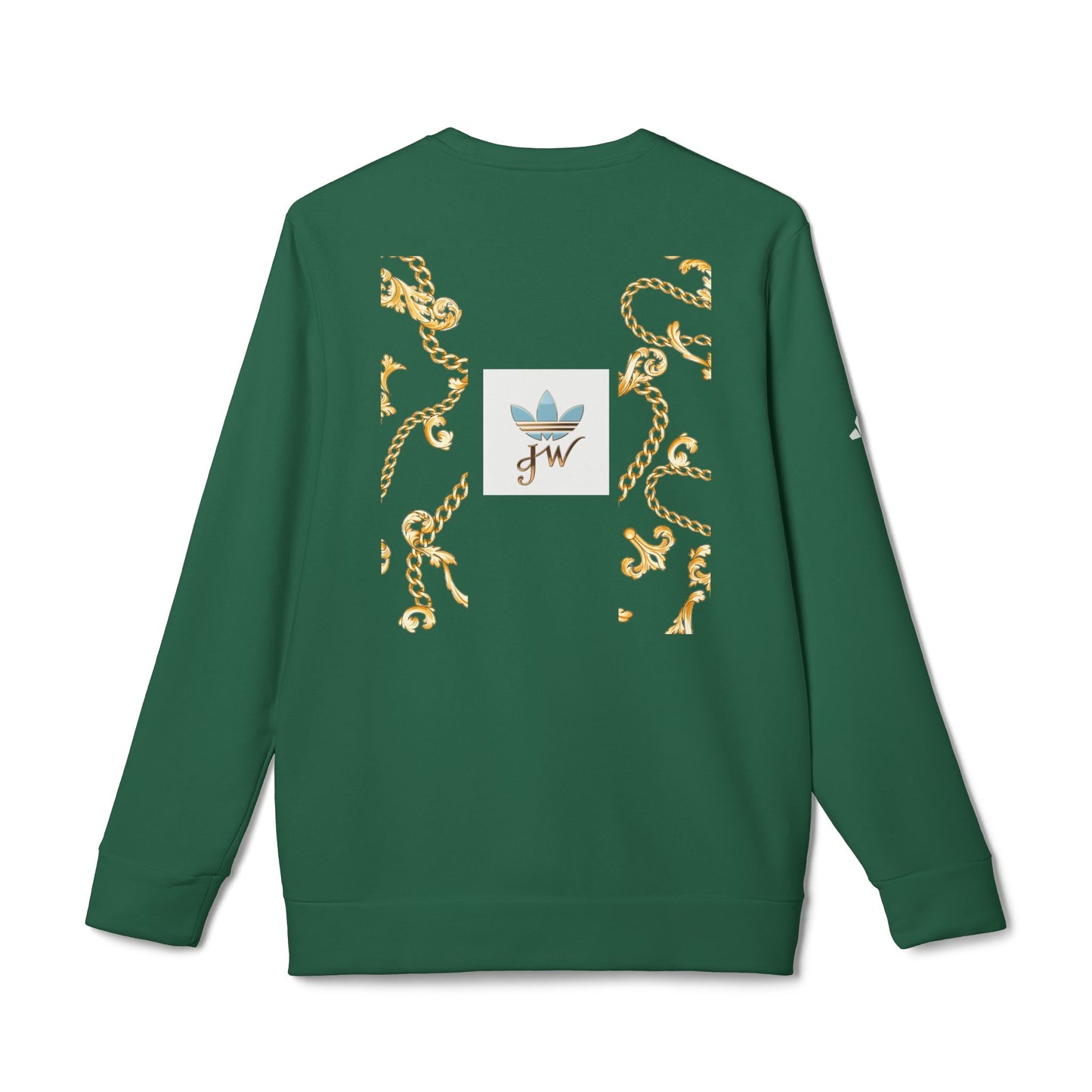 Stylish Unisex Fleece Sweatshirt with Gold Design - JW Store