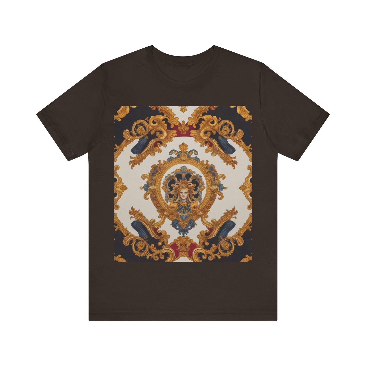 Elegant Baroque Style Graphic Tee - Unisex Short Sleeve T-Shirt - JW Store