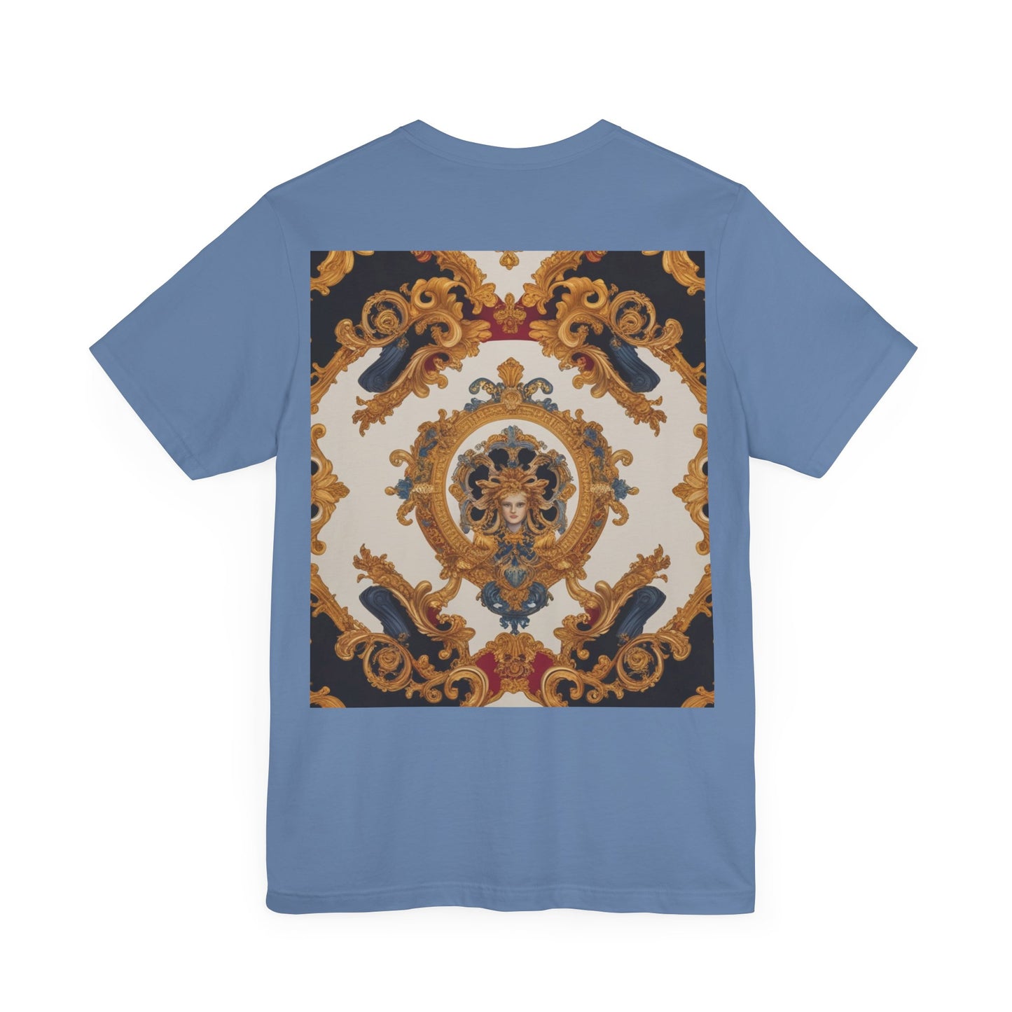 Elegant Baroque Style Graphic Tee - Unisex Short Sleeve T-Shirt - JW Store