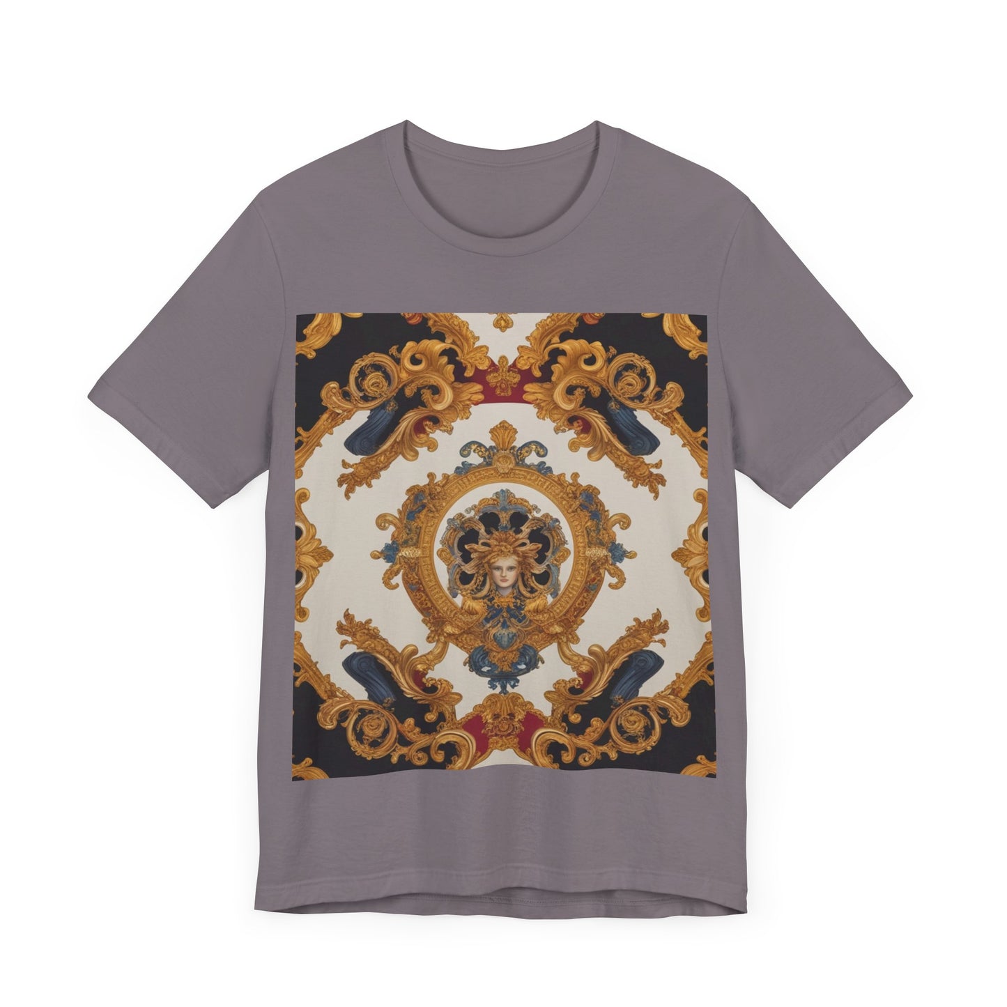 Elegant Baroque Style Graphic Tee - Unisex Short Sleeve T-Shirt - JW Store