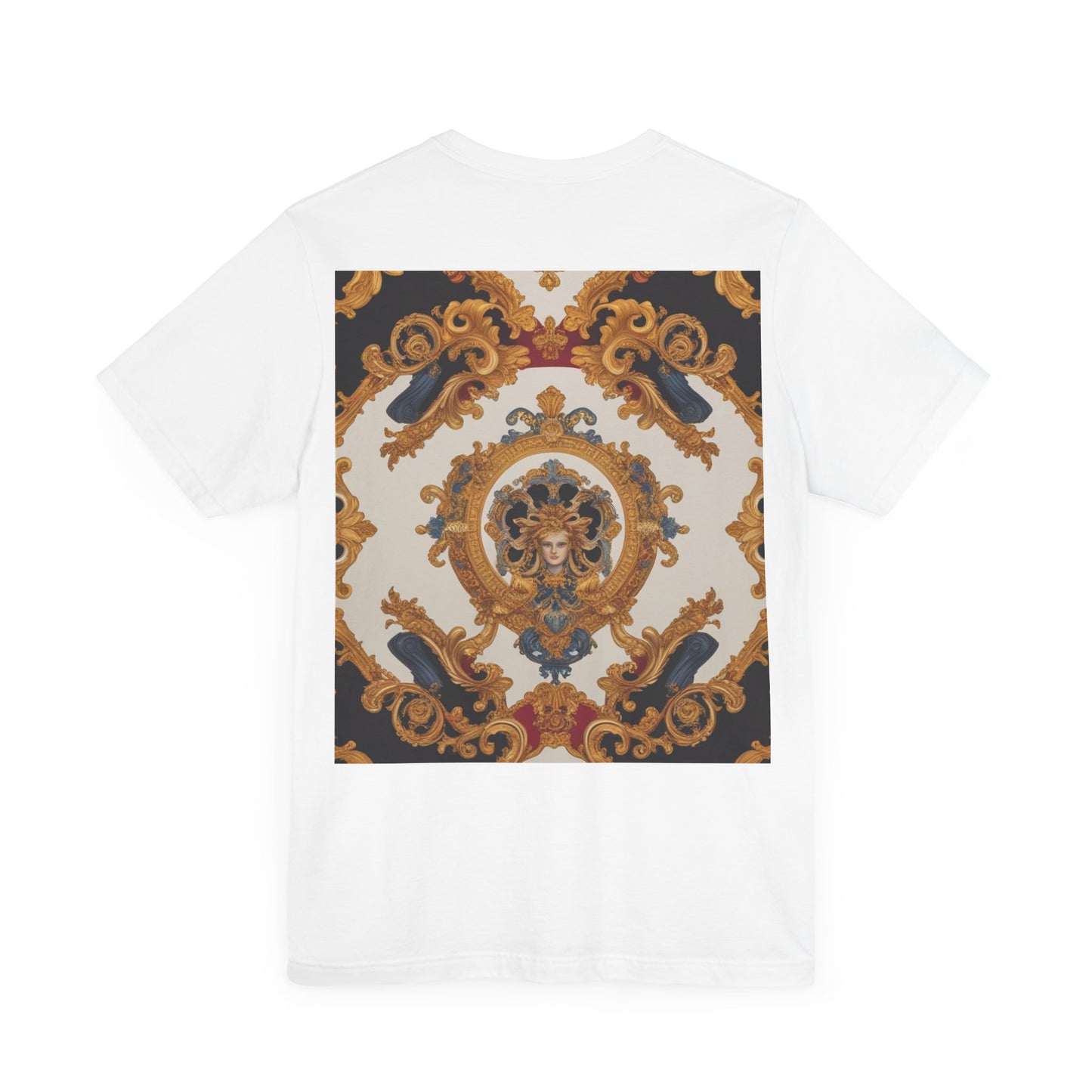 Elegant Baroque Style Graphic Tee - Unisex Short Sleeve T-Shirt - JW Store