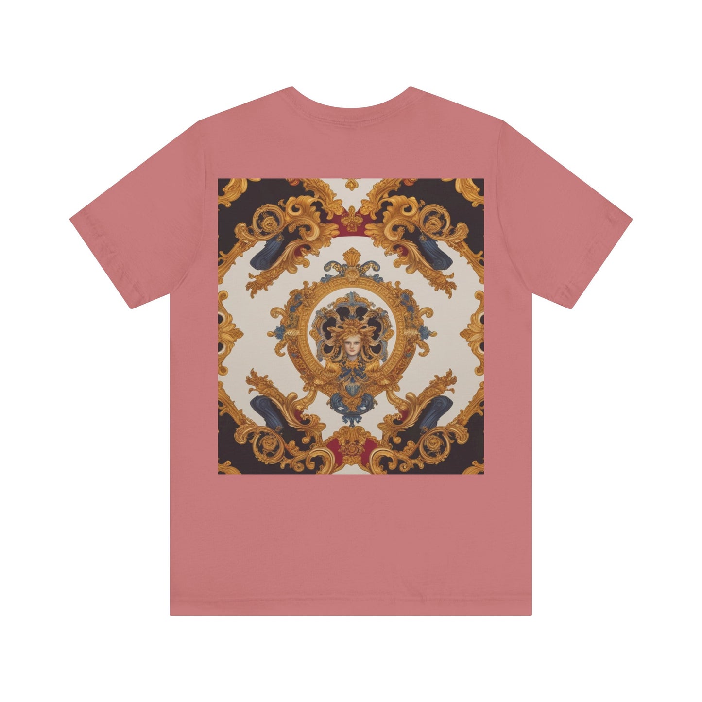 Elegant Baroque Style Graphic Tee - Unisex Short Sleeve T-Shirt - JW Store