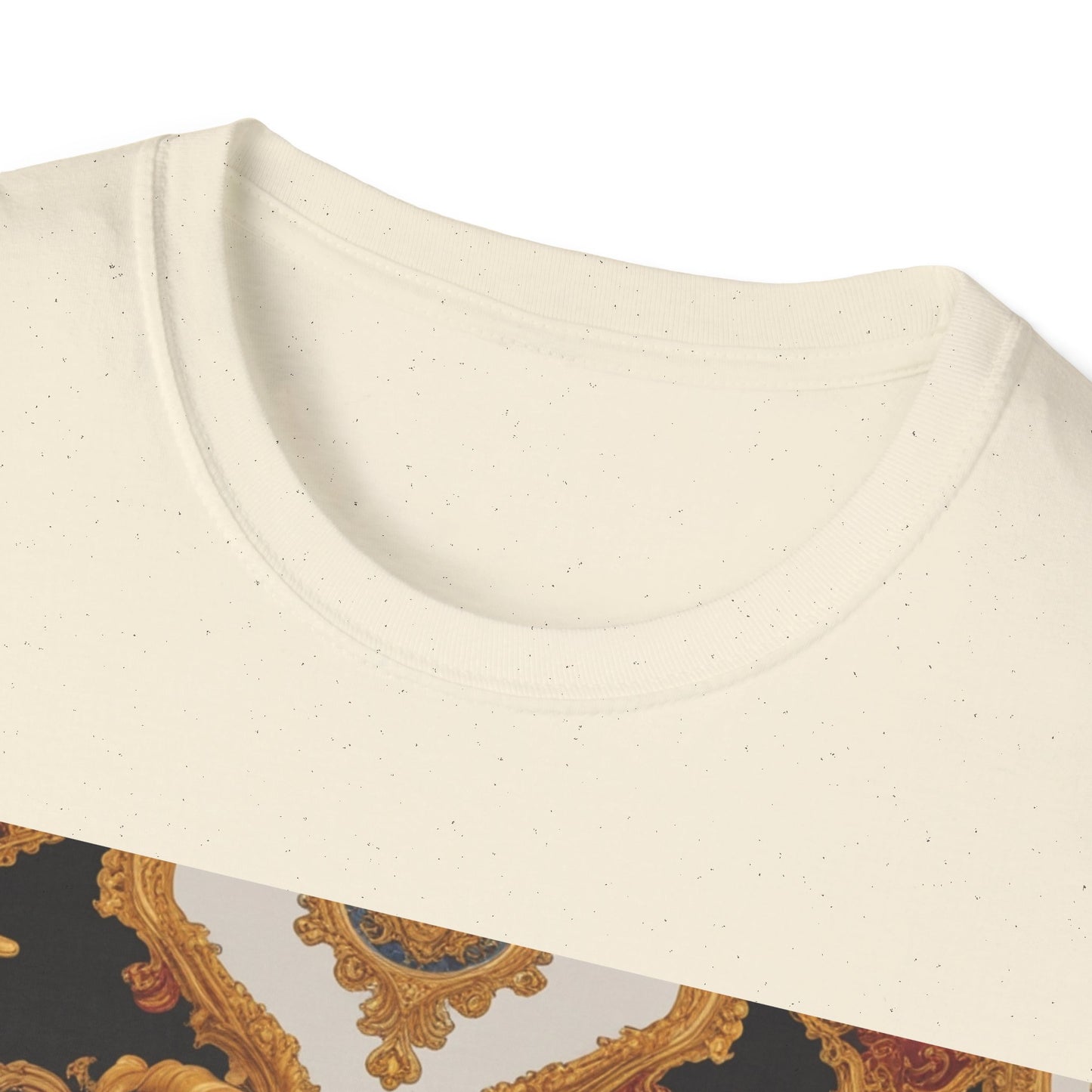 Elegant Vintage Print Unisex Softstyle T-Shirt - JW Store