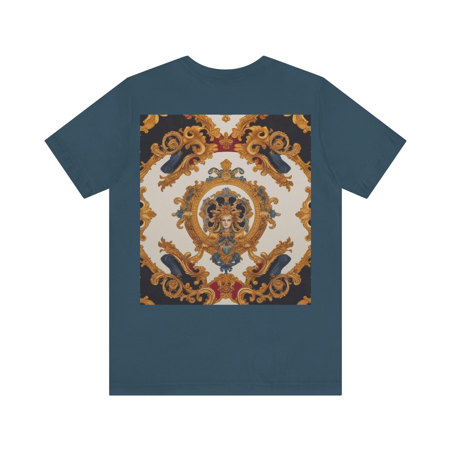 Elegant Baroque Style Graphic Tee - Unisex Short Sleeve T-Shirt - JW Store