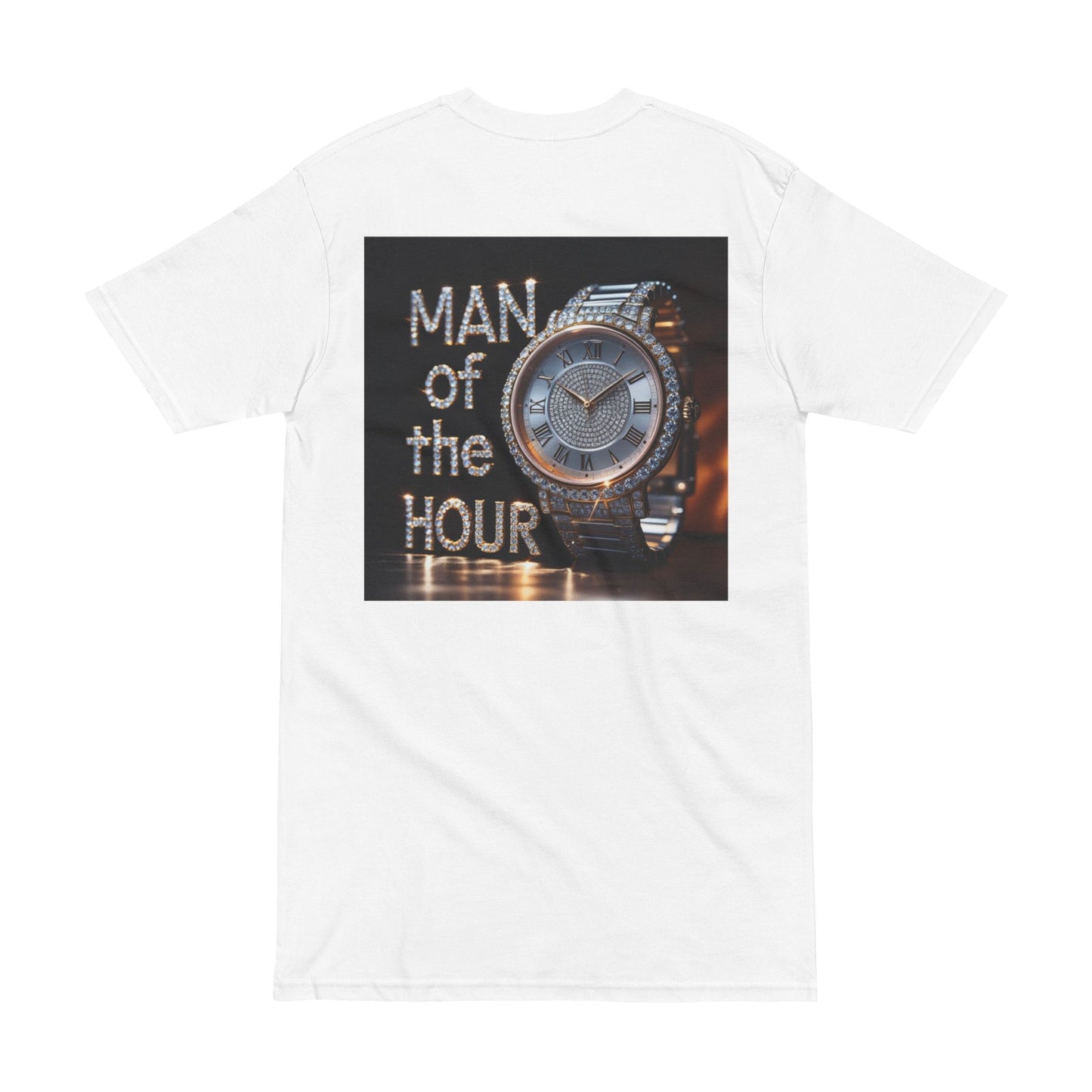Men's Heavyweight Tee - 'Man of the Hour' Graphic Shirt