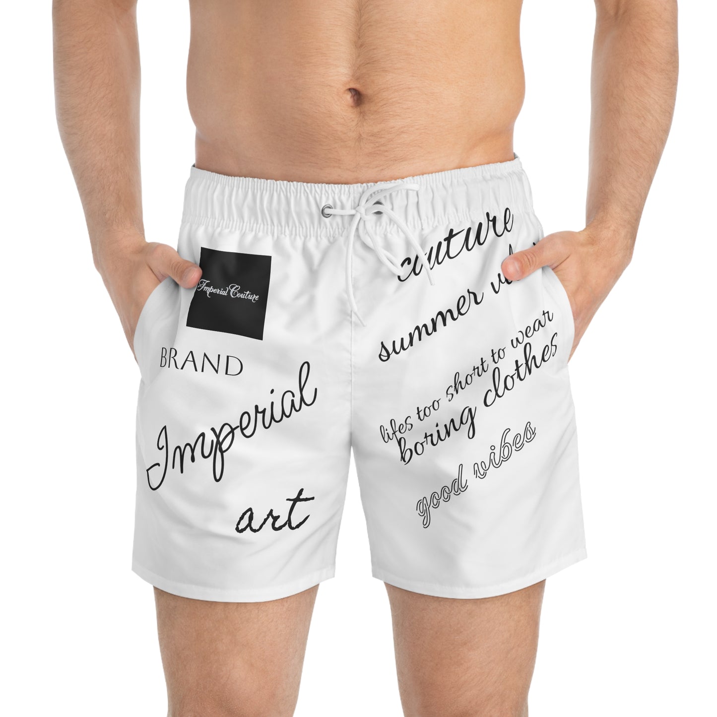 Trendy Designer Swim Trunks - Summer Vibes & Unique Style