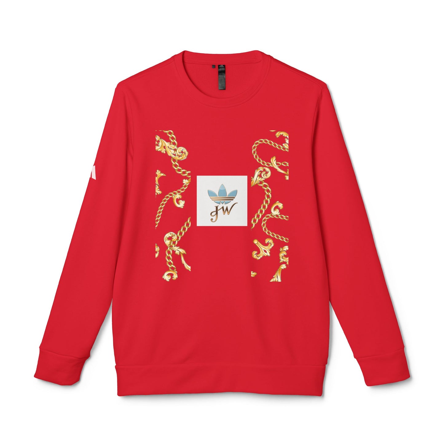 Stylish Unisex Fleece Sweatshirt with Gold Design - JW Store