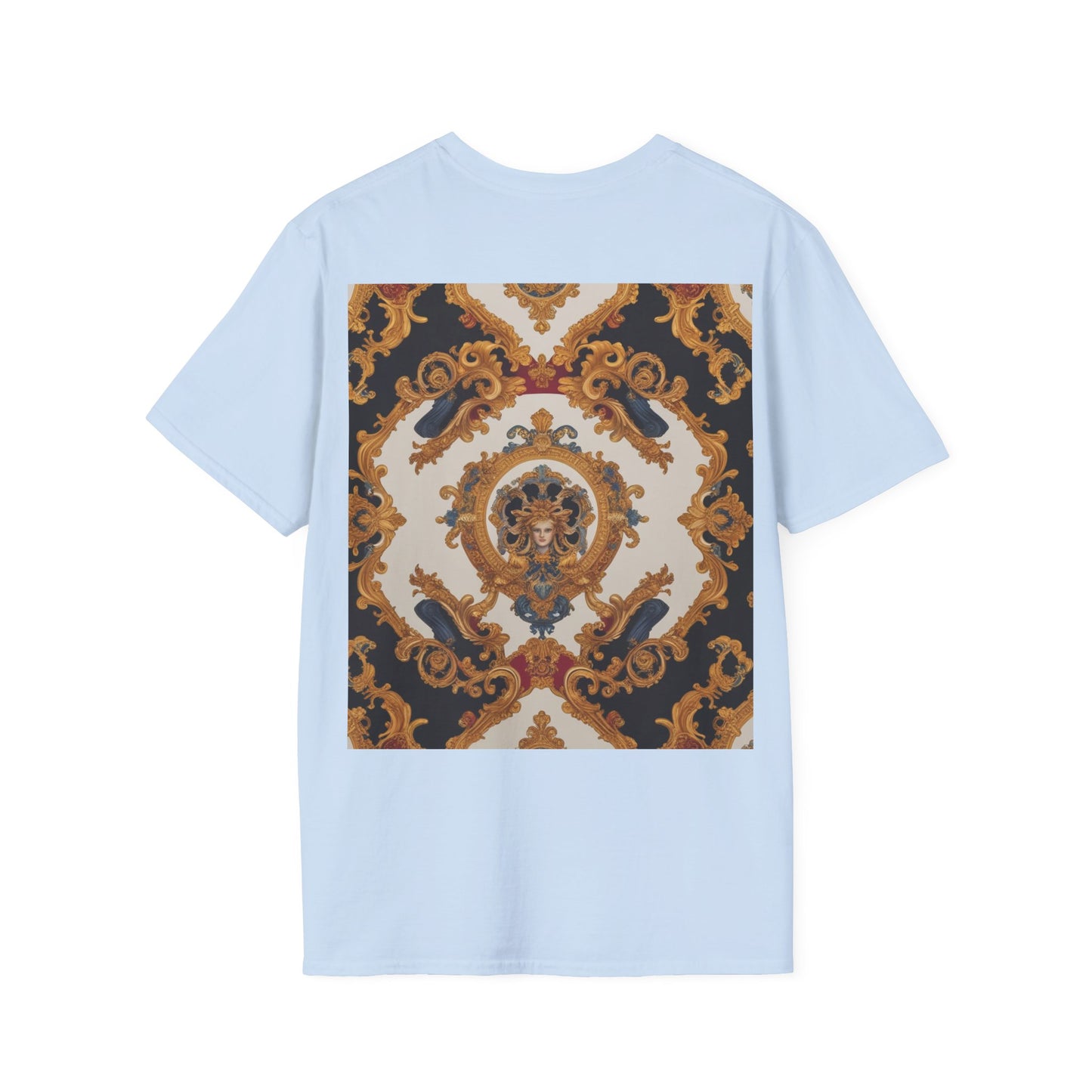 Elegant Vintage Print Unisex Softstyle T-Shirt - JW Store