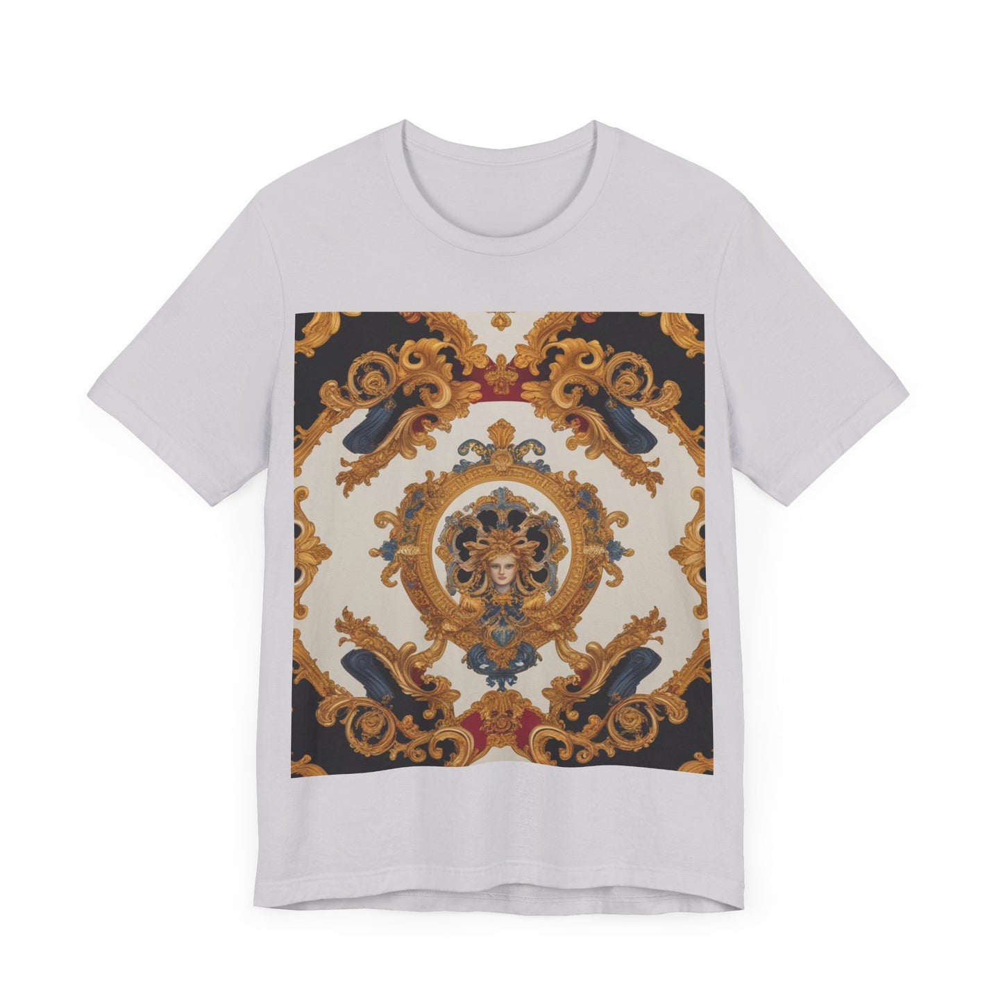 Elegant Baroque Style Graphic Tee - Unisex Short Sleeve T-Shirt - JW Store