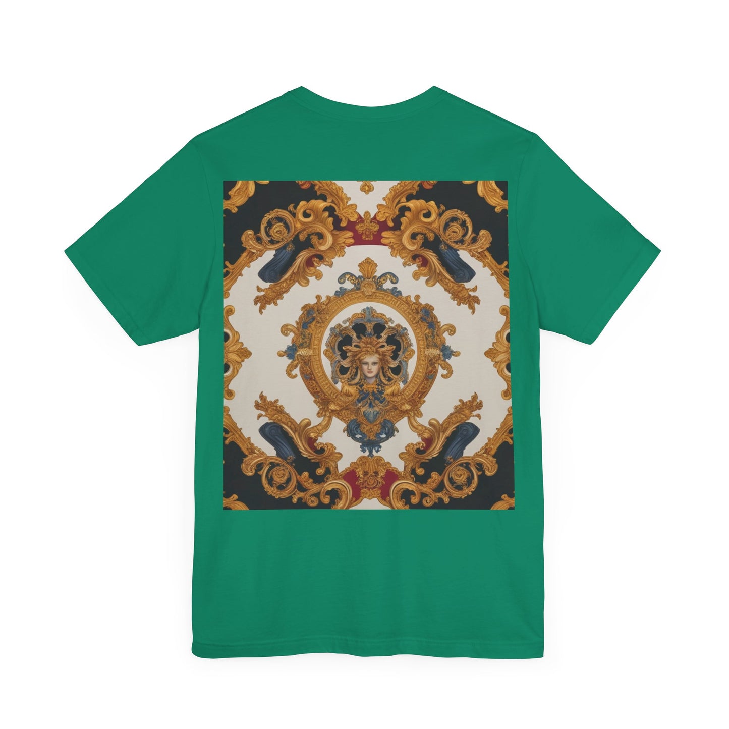 Elegant Baroque Style Graphic Tee - Unisex Short Sleeve T-Shirt - JW Store