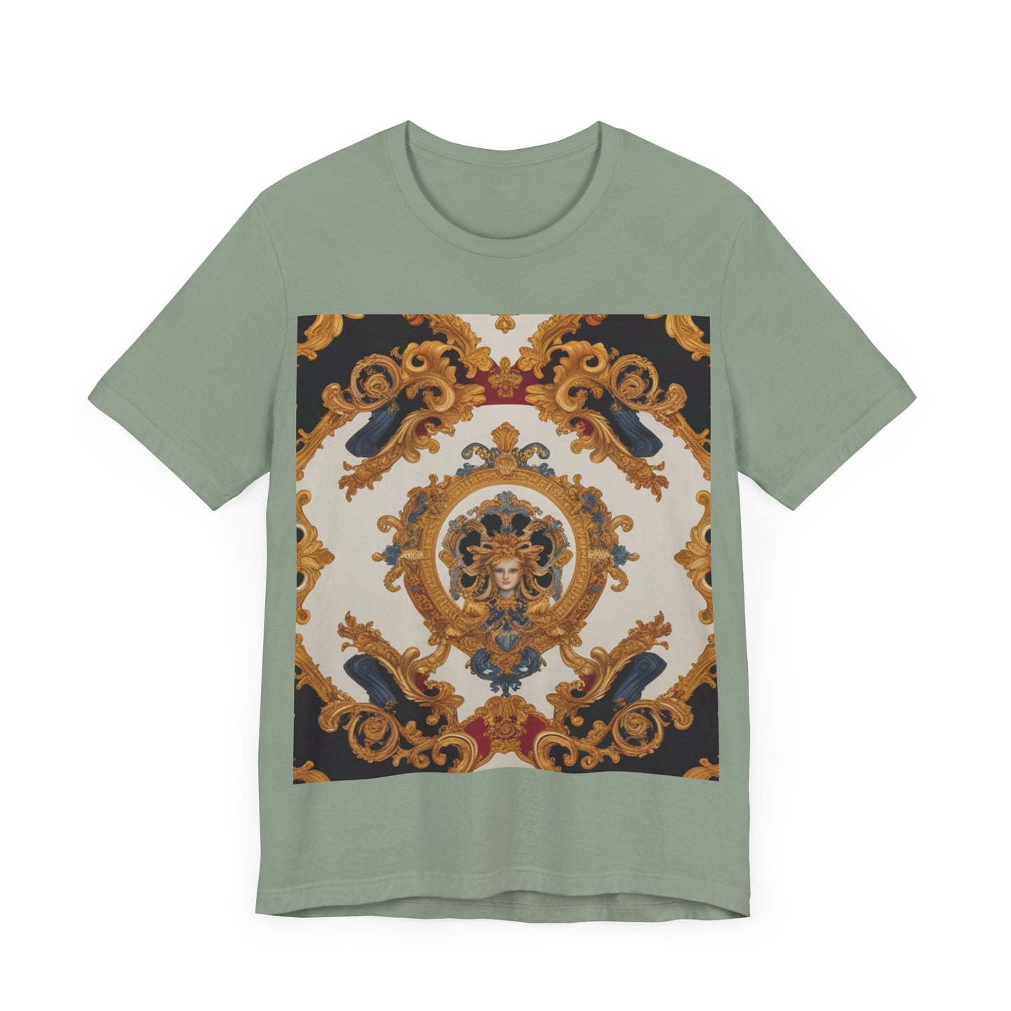 Elegant Baroque Style Graphic Tee - Unisex Short Sleeve T-Shirt - JW Store