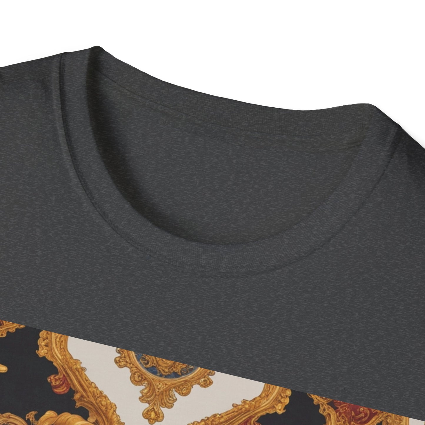 Elegant Vintage Print Unisex Softstyle T-Shirt - JW Store