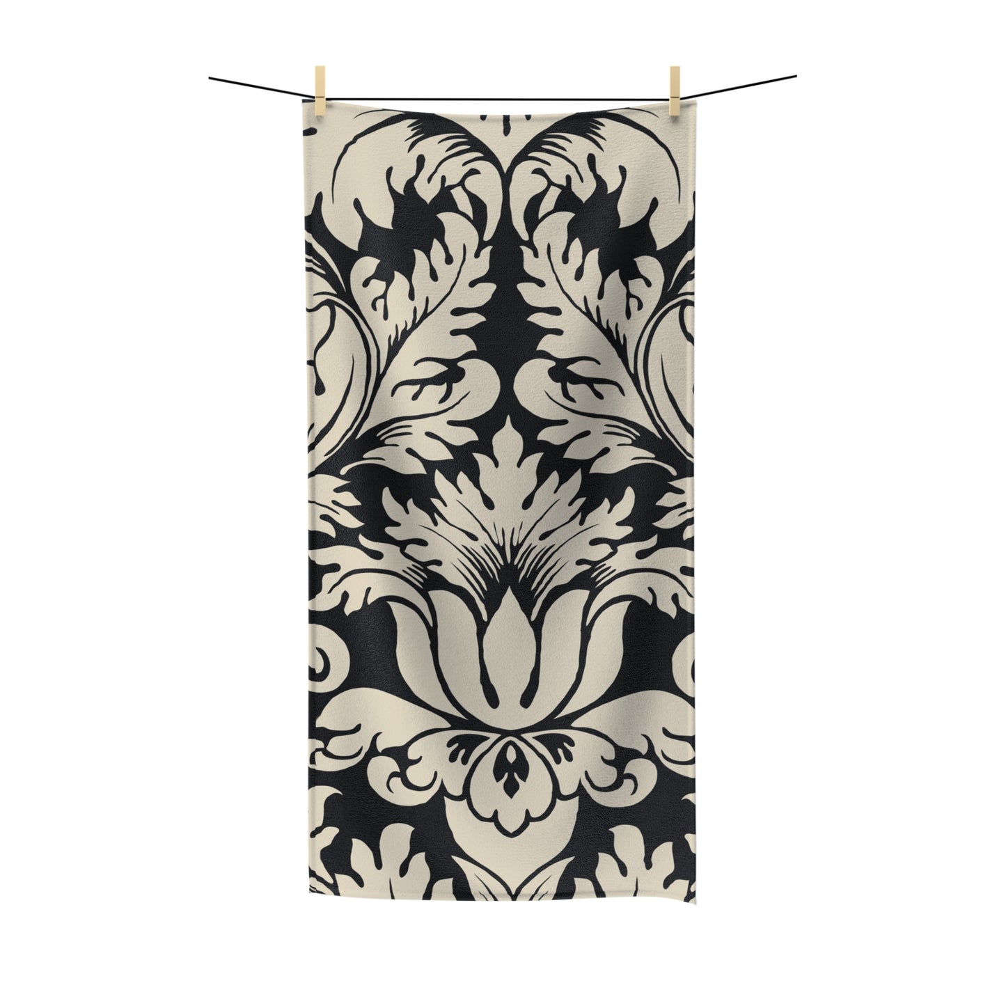 Elegant Floral Polycotton Towel - Perfect for Home Decor or Gifts - JW Store