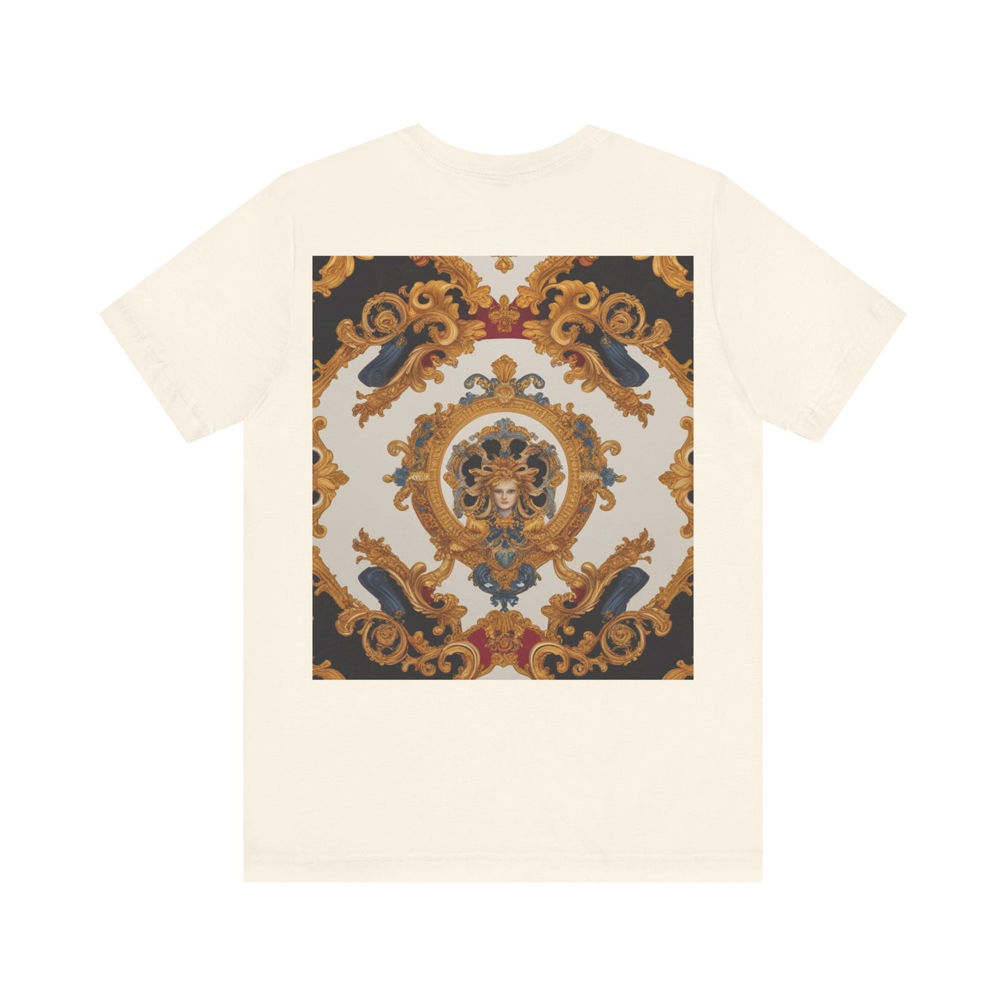 Elegant Baroque Style Graphic Tee - Unisex Short Sleeve T-Shirt - JW Store