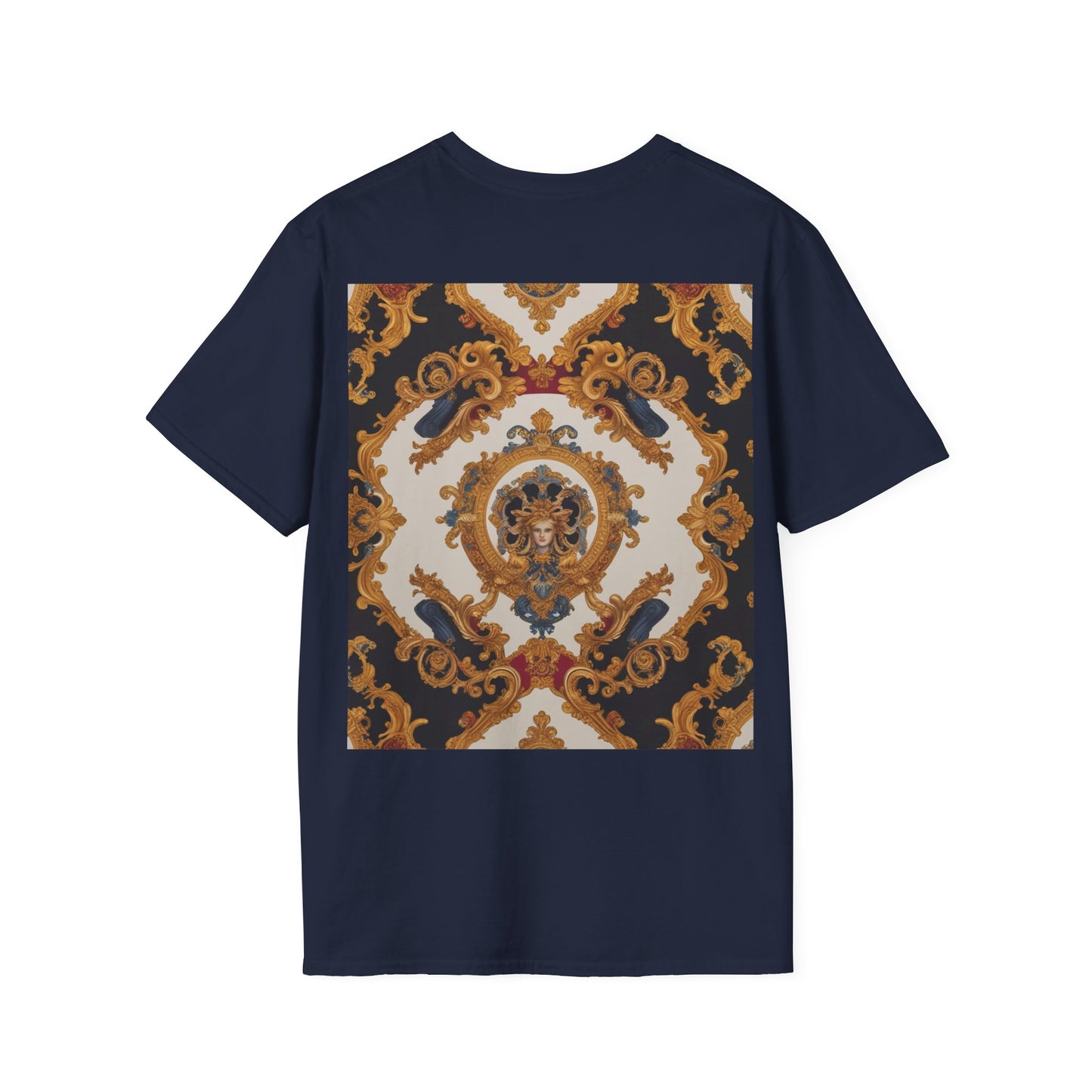 Elegant Vintage Print Unisex Softstyle T-Shirt - JW Store