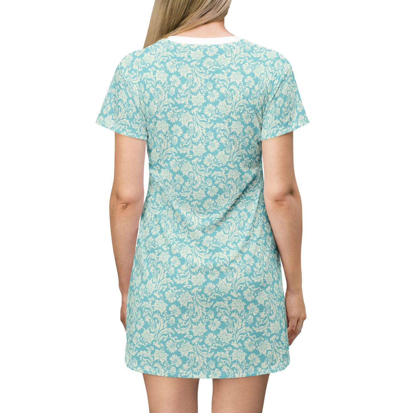 Floral Pattern T-Shirt Dress - Casual Summer Wear for Every Occasion